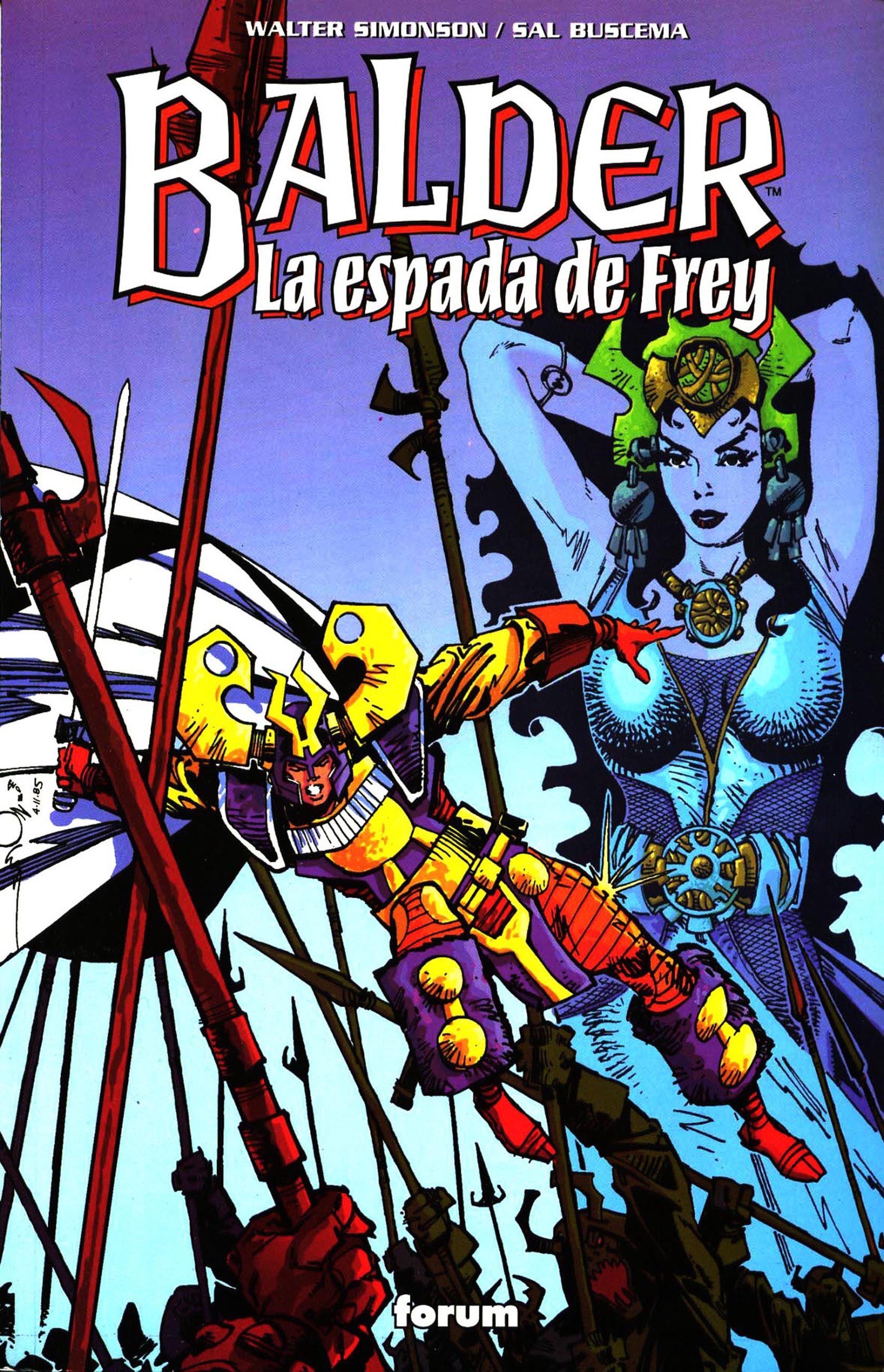 Portada ampliada de BALDER La espada de Frey