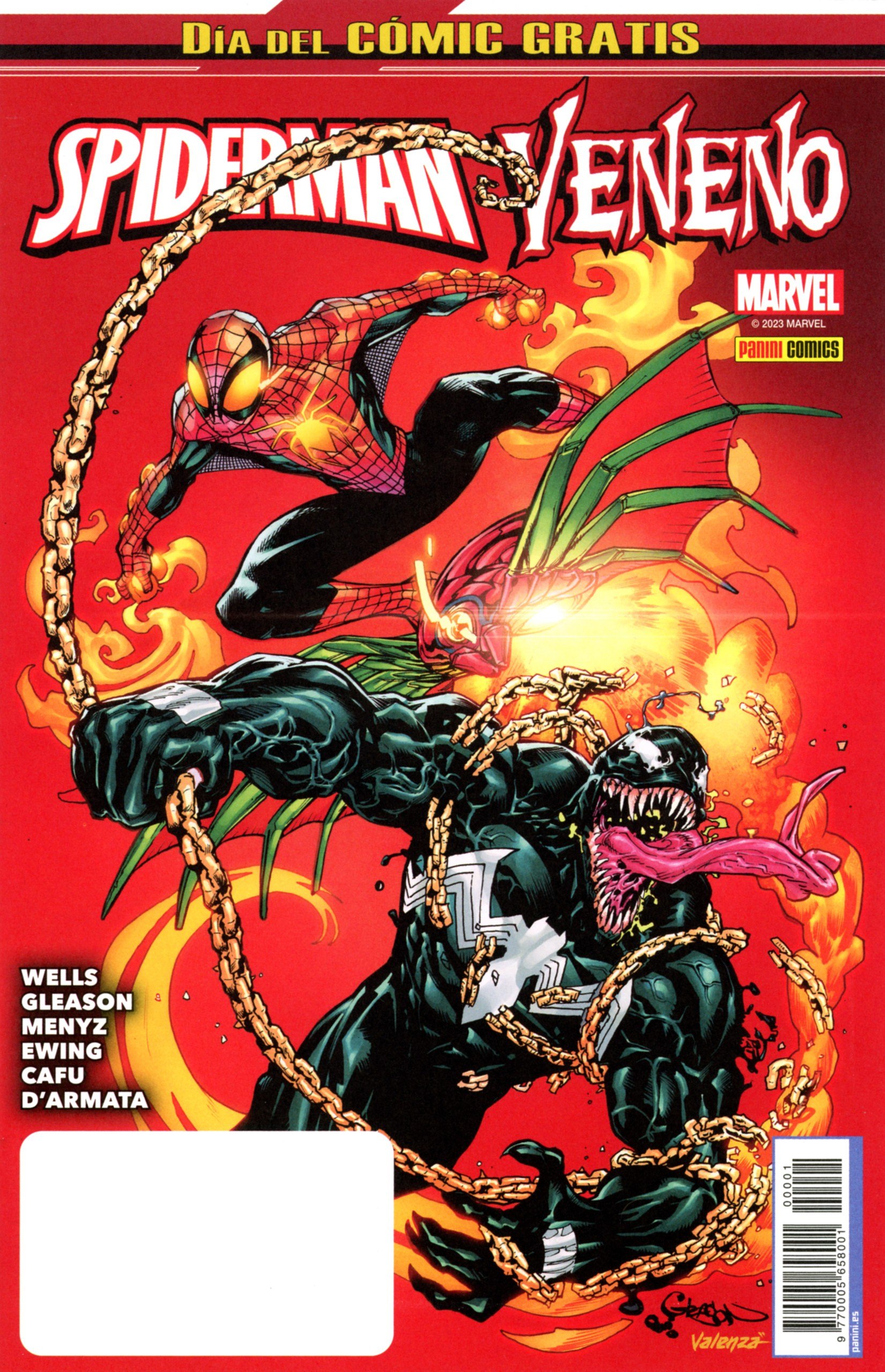Portada ampliada de SPIDERMAN VENENO