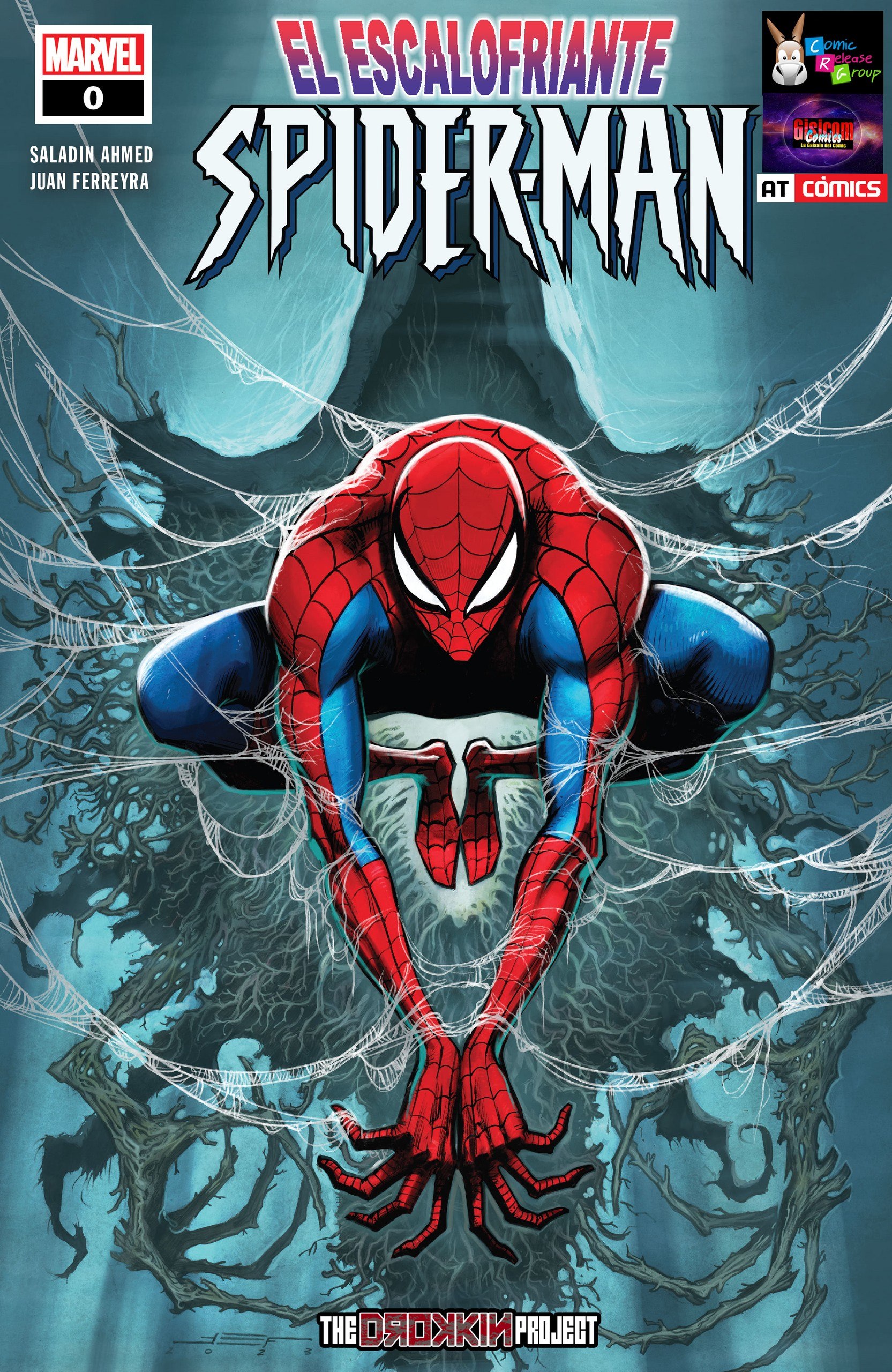 Portada ampliada de EL ESCALOFRIANTE SPIDERMAN