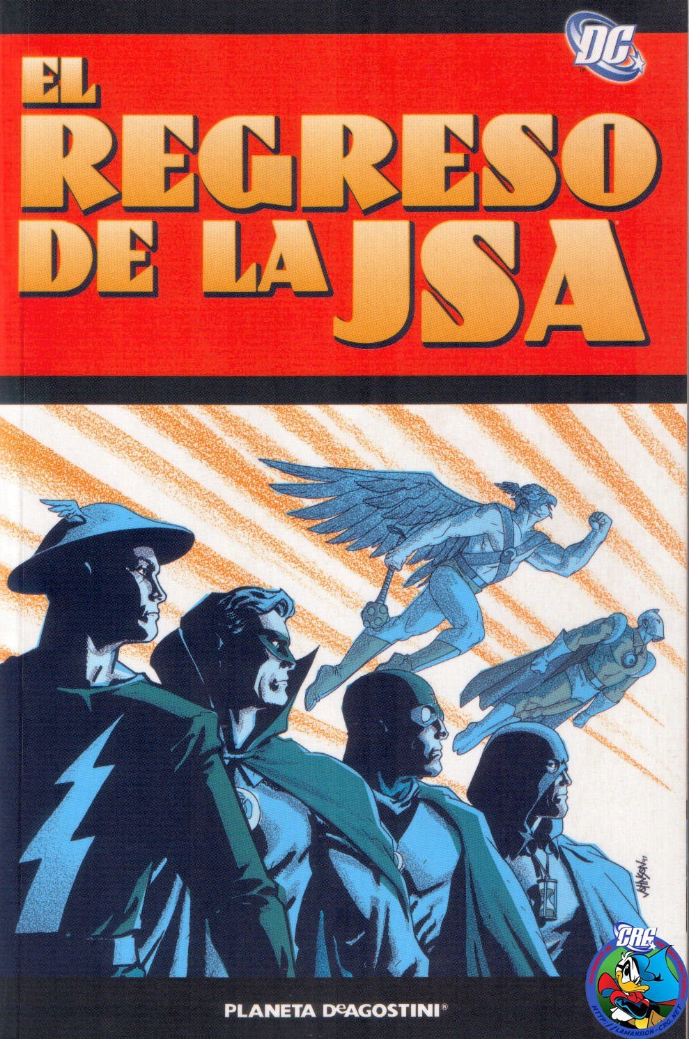 Portada ampliada de EL REGRESO DE LA JSA