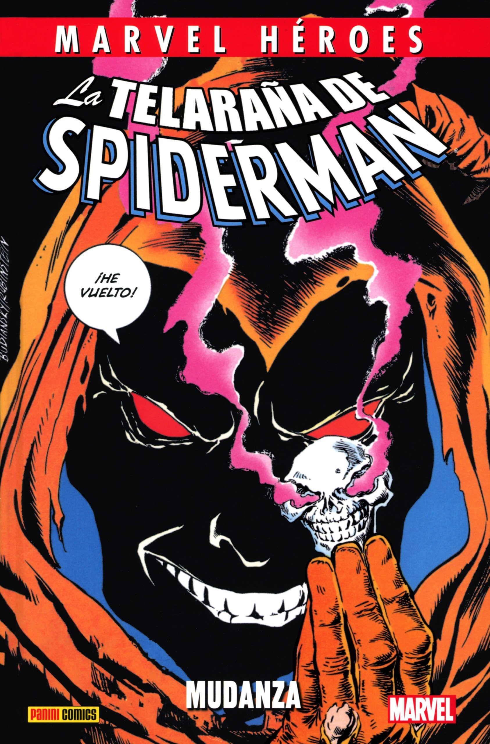 Portada ampliada de La Telaraña de Spiderman