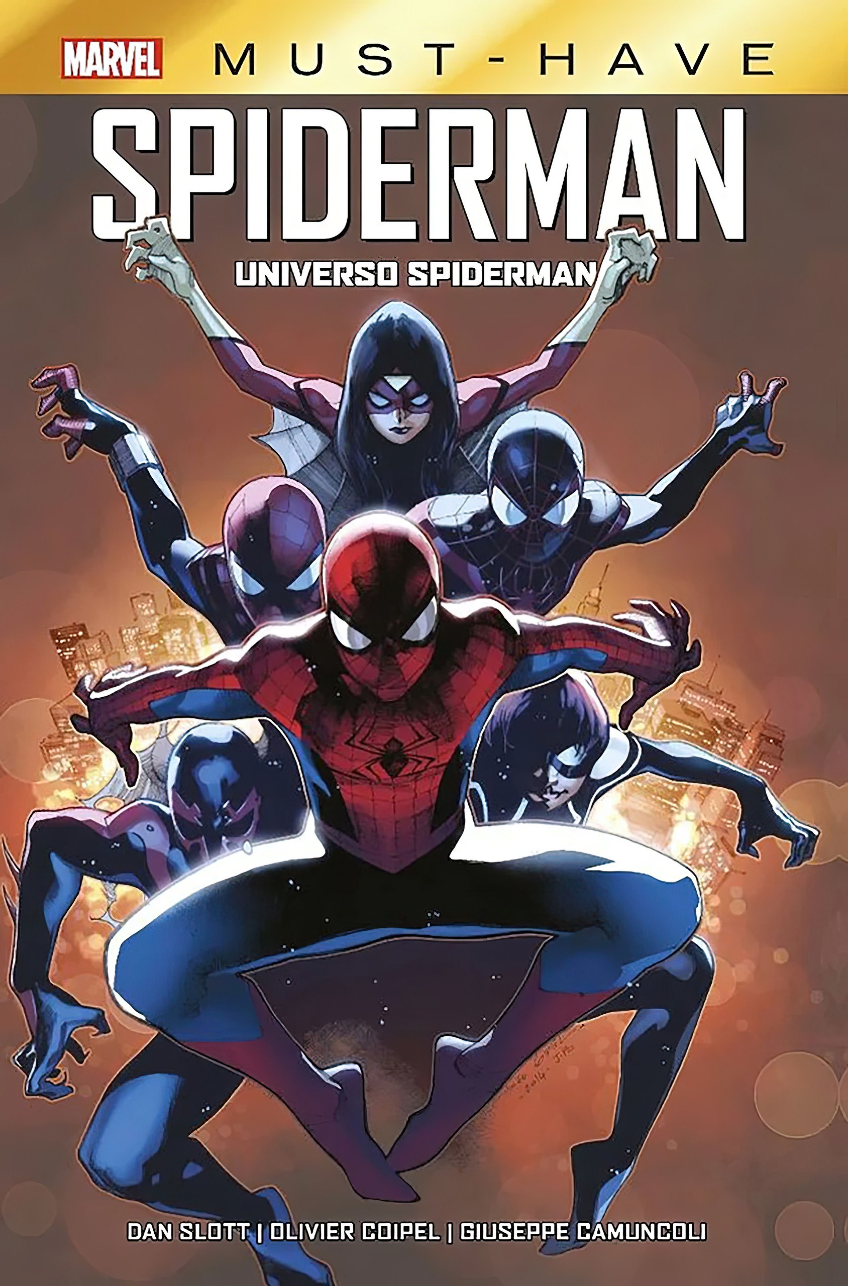 Portada ampliada de SPIDERMAN UNIVERSO SPIDERMAN