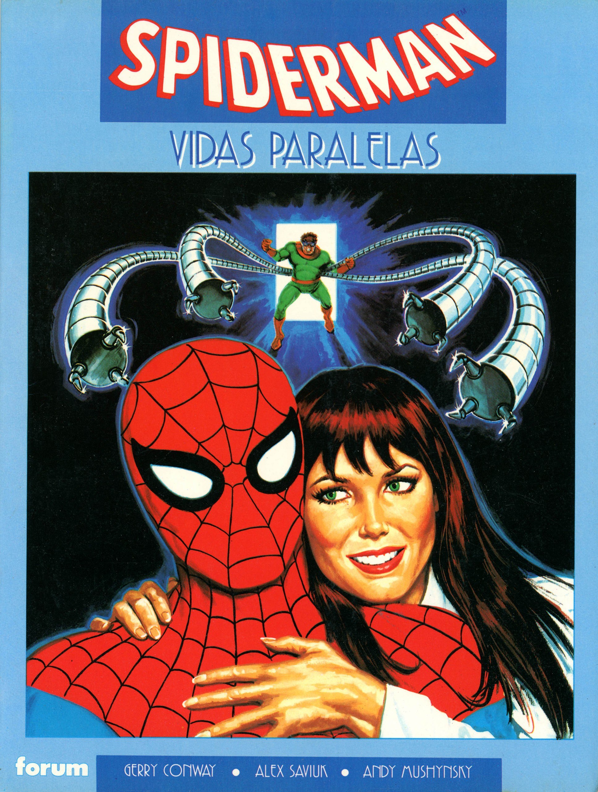 Portada ampliada de SPIDERMAN Vidas Paralelas