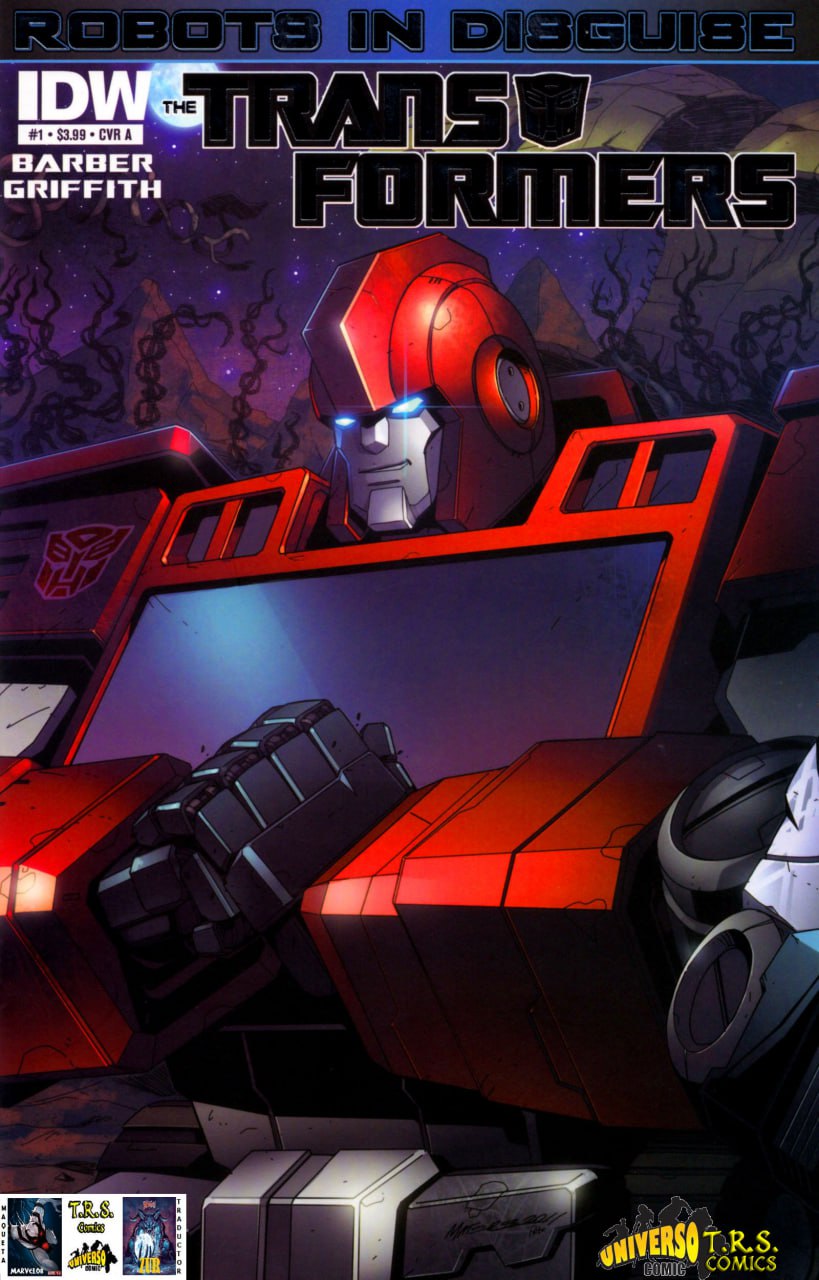 Portada ampliada de Transformers
