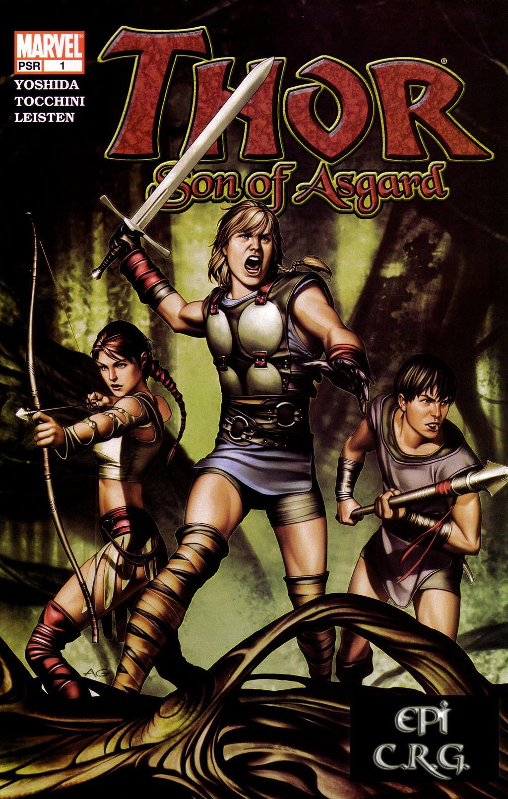 Portada ampliada de Thor Son of Asgard