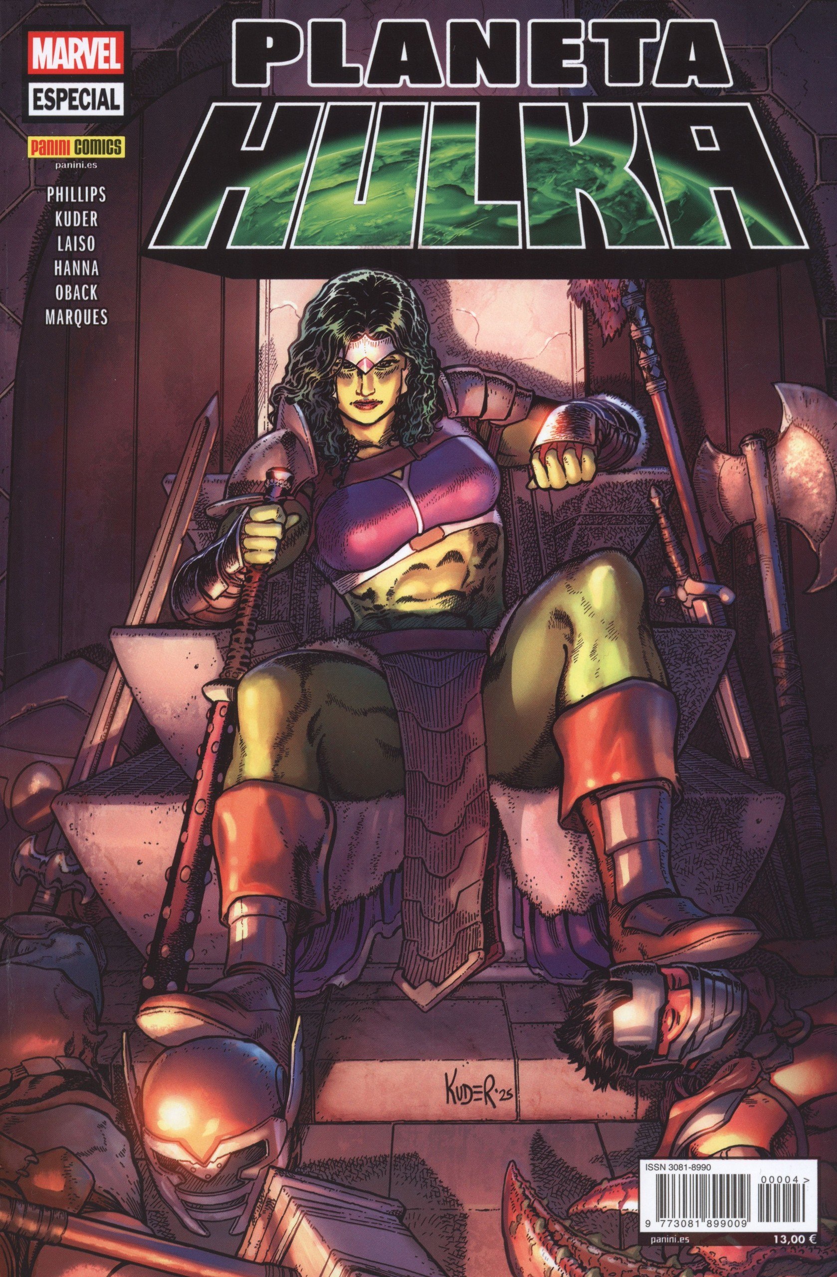 Portada ampliada de PLANETA HULKA