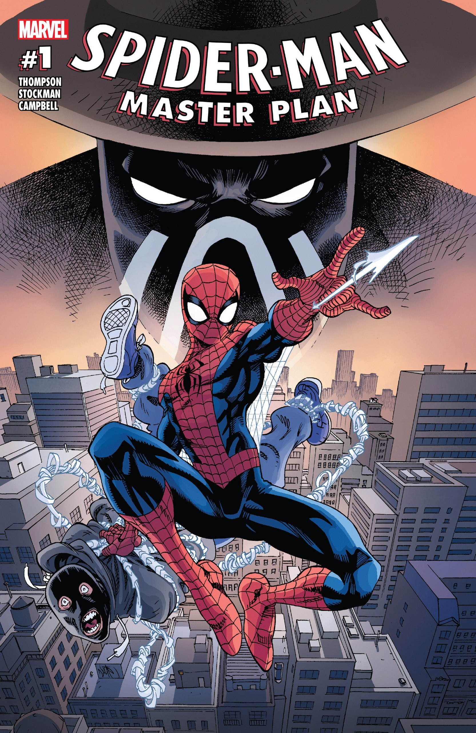 Portada ampliada de SPIDER-MAN MASTER PLAN