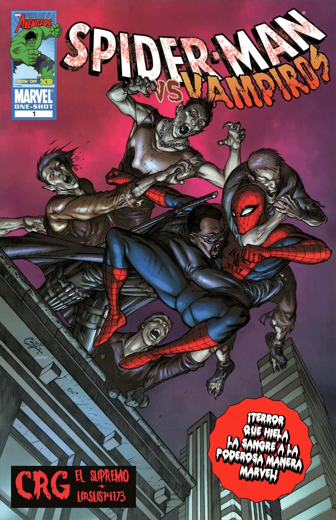 Portada ampliada de SPIDER-MAN VS VAMPIROS
