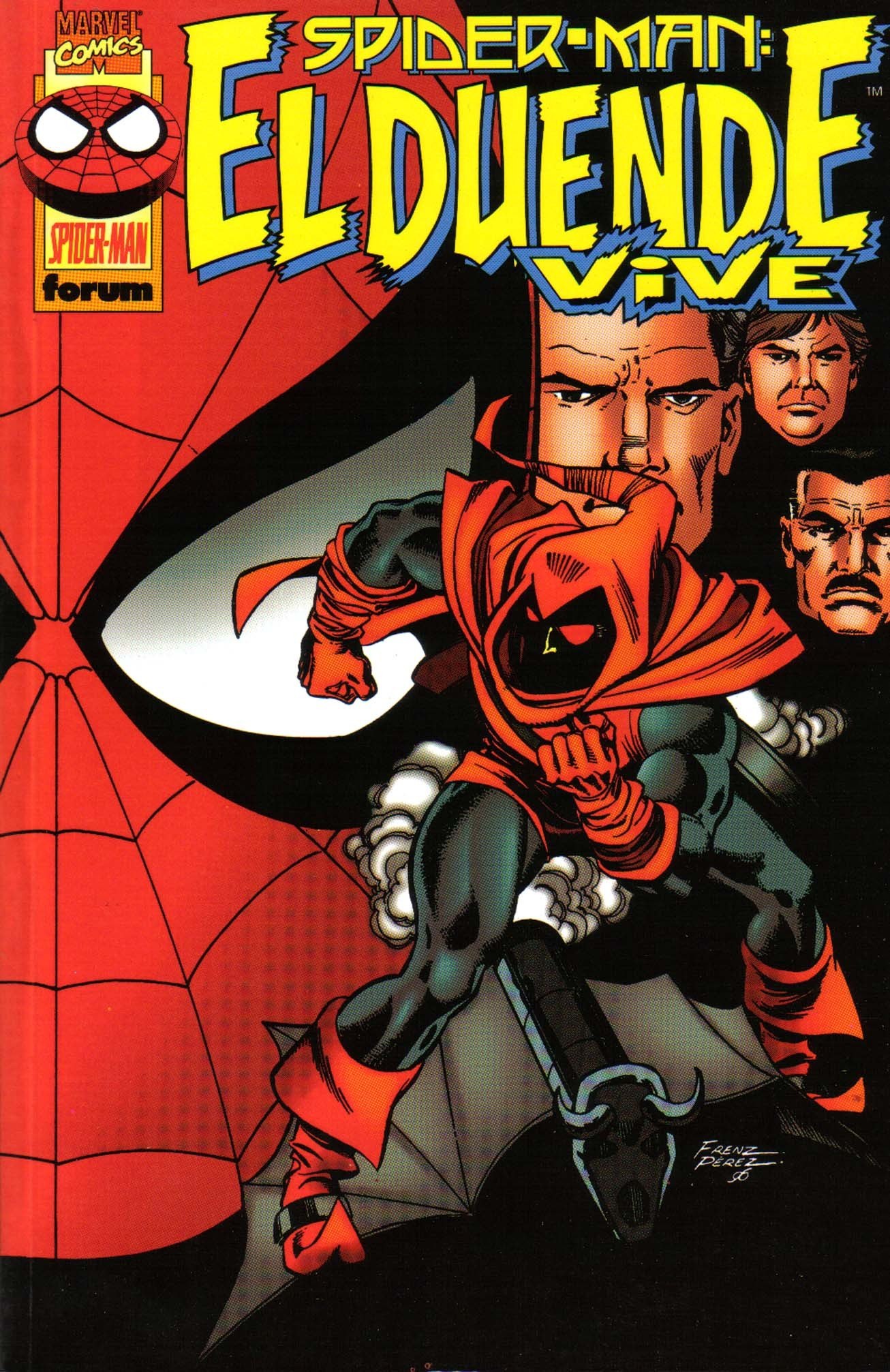 Portada ampliada de SPIDER-MAN: EL DUENDE VIVE