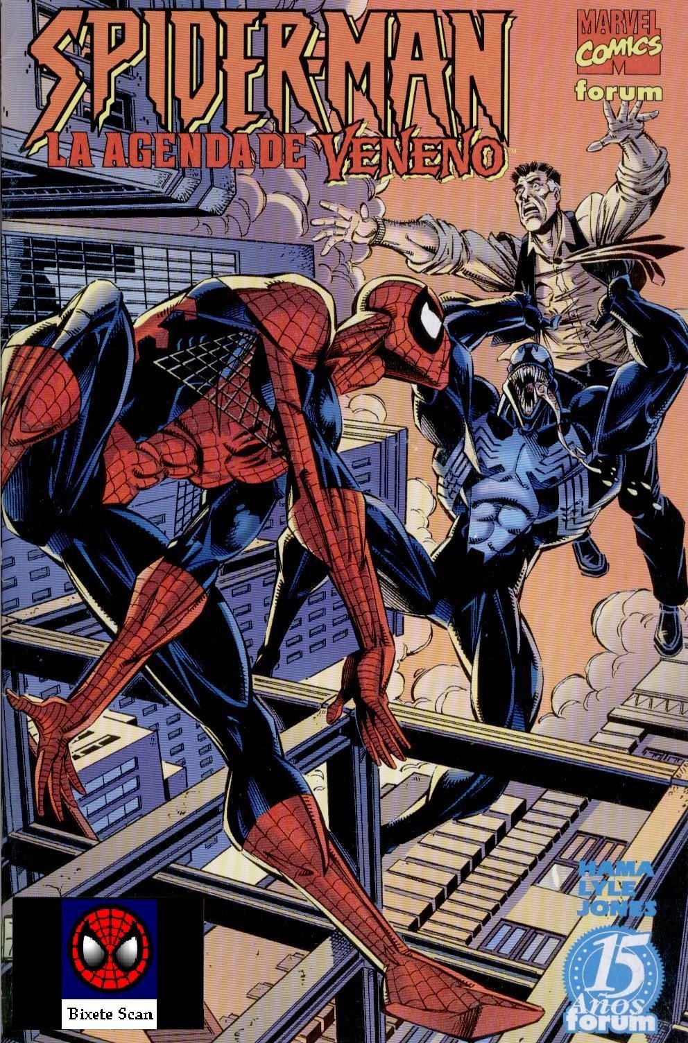 Portada ampliada de SPIDER-MAN LA AGENDA DE VENENO