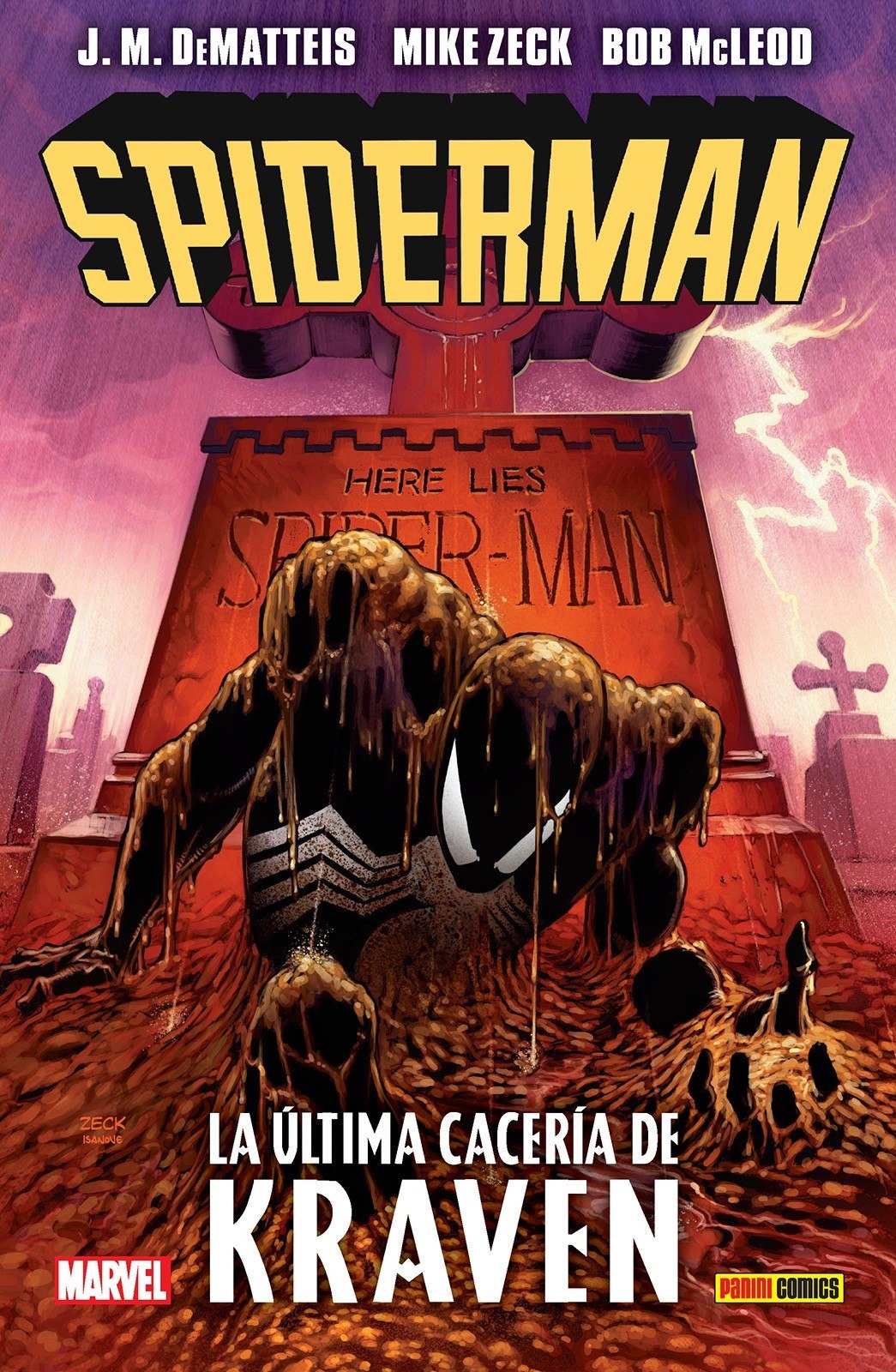 Portada ampliada de SPIDERMAN