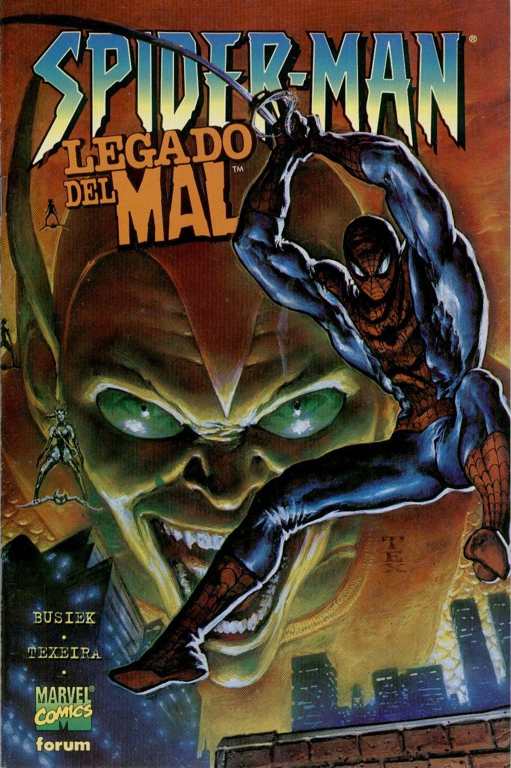 Portada ampliada de SPIDER-MAN LEGADO DEL MAL