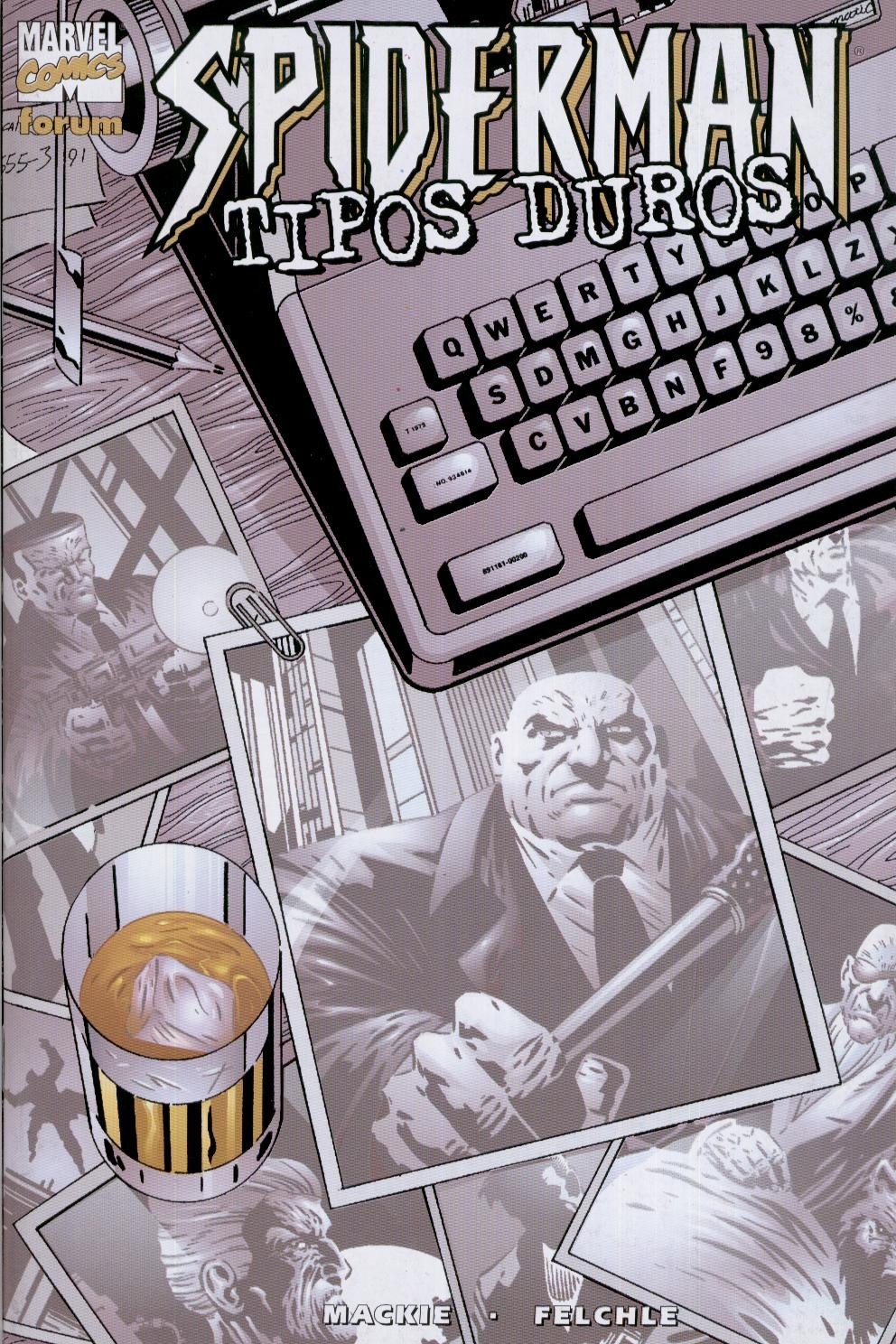 Portada ampliada de SPIDERMAN TIPOS DUROS