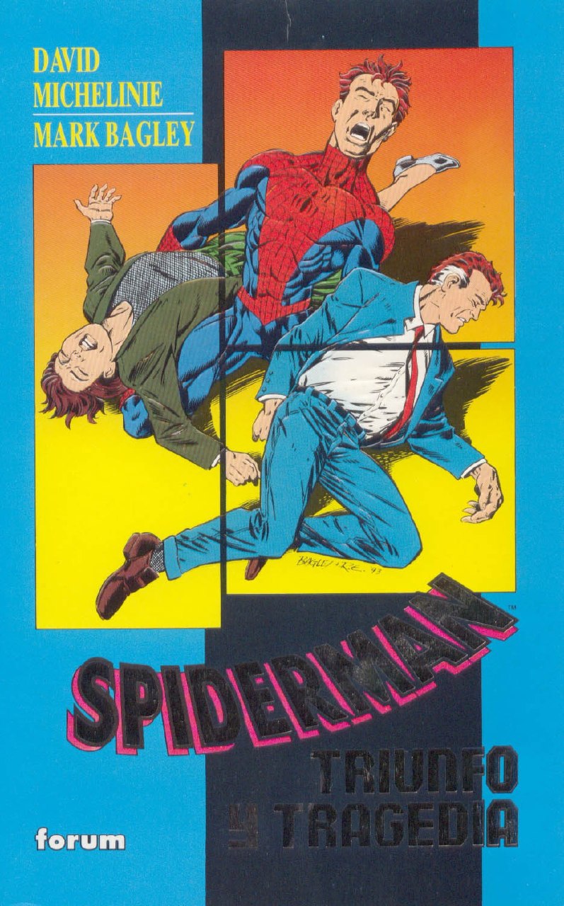 Portada ampliada de SPIDERMAN TRIUNFO Y TRAGEDIA