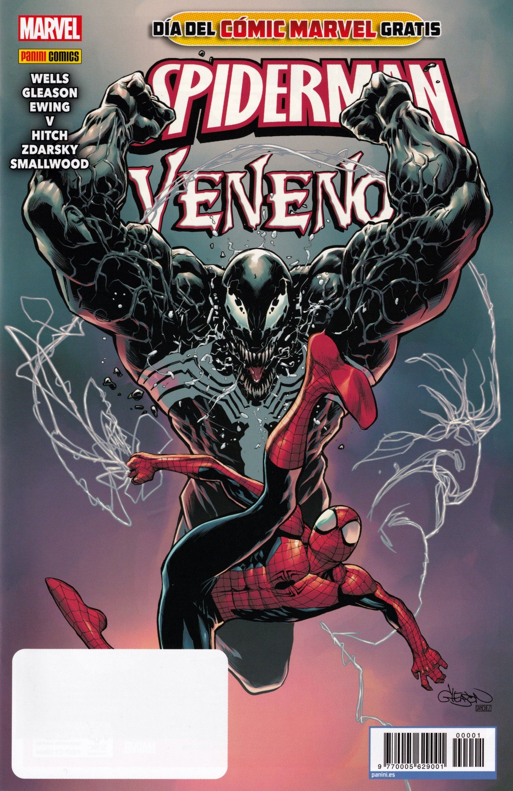 Portada ampliada de SPIDERMAN VENENO