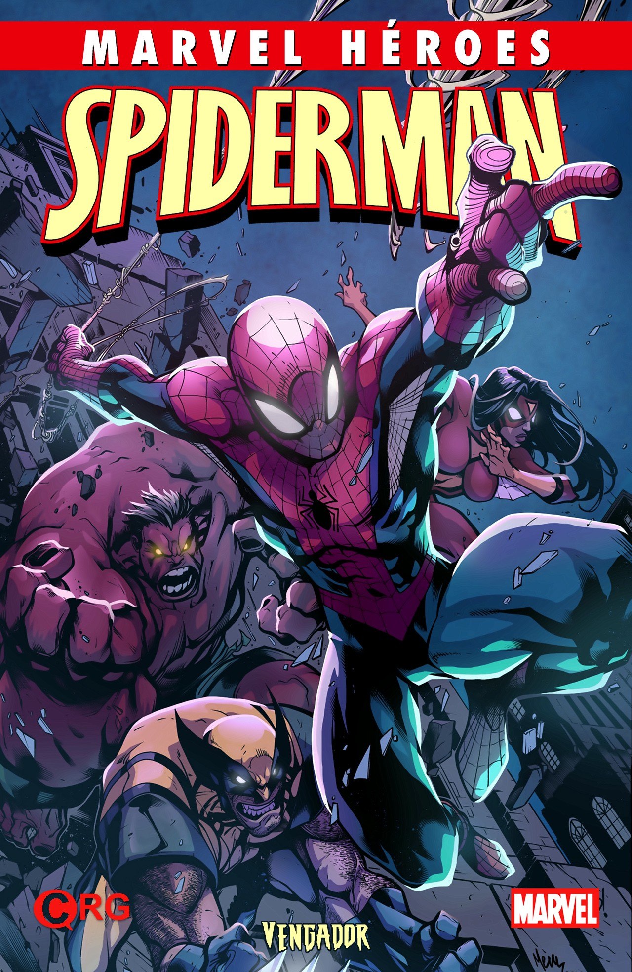 Portada ampliada de SPIDERMAN