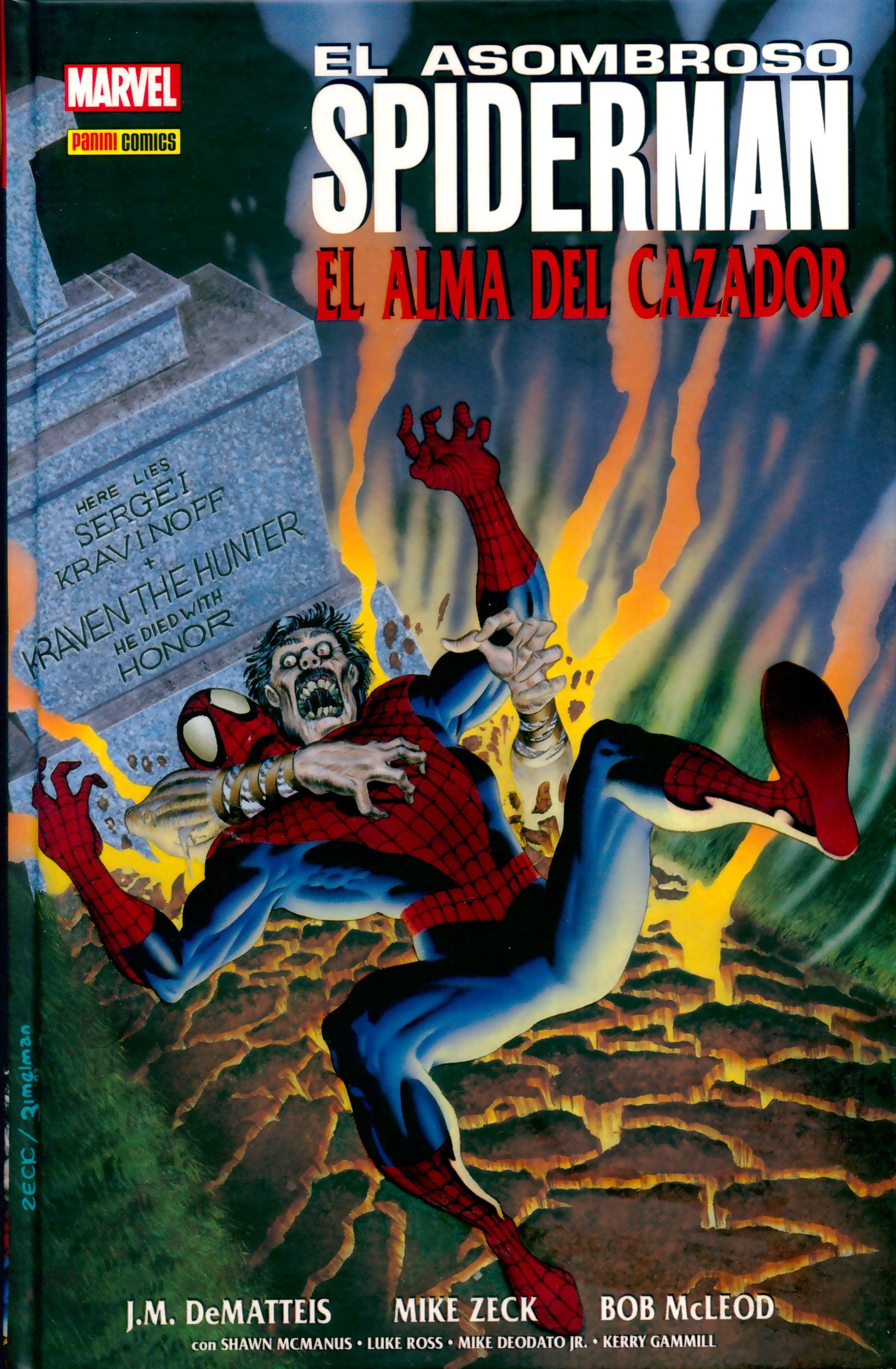 Portada ampliada de EL ASOMBROSO SPIDERMAN EL ALMA DEL CAZADOR