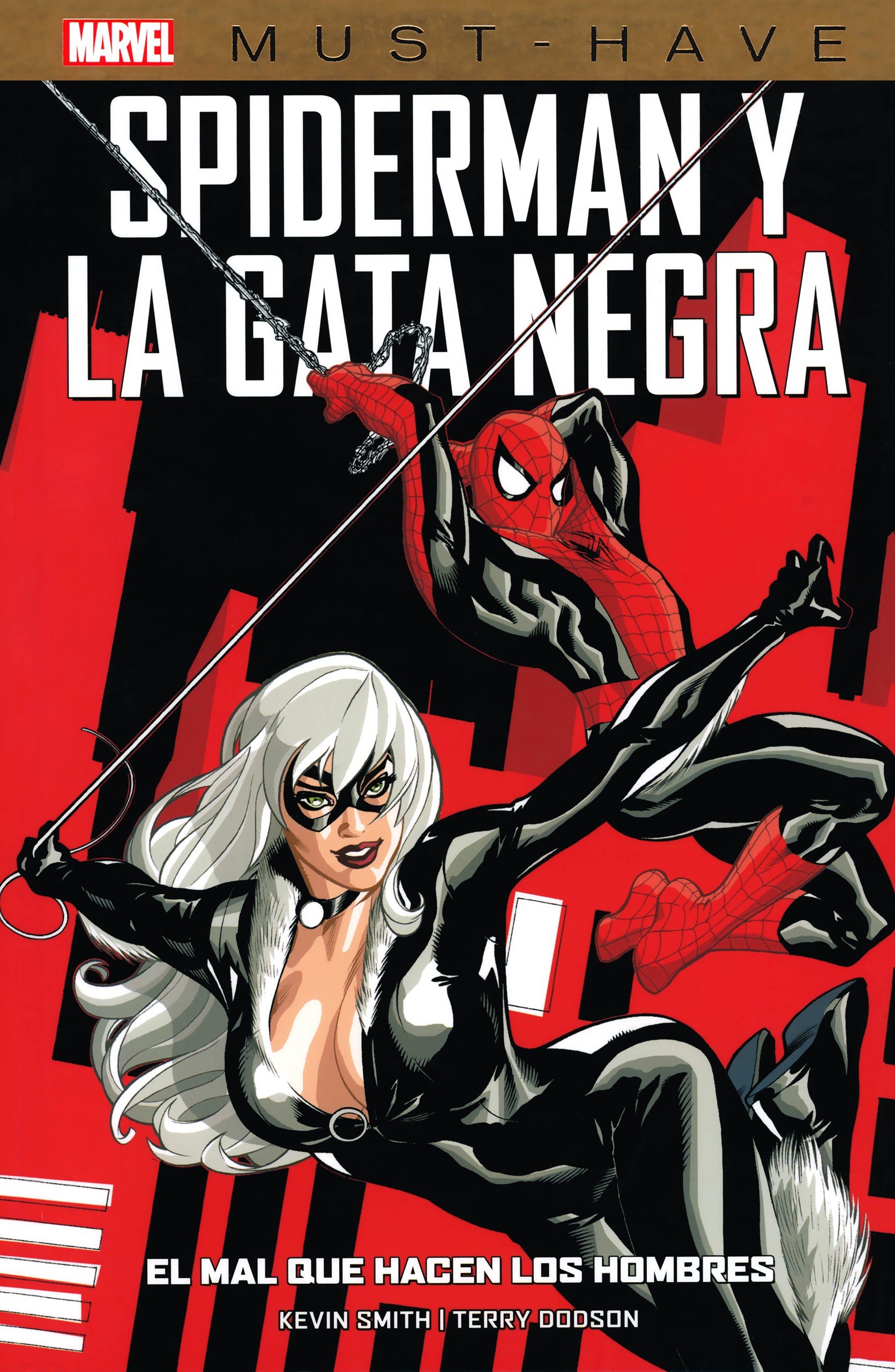 Portada ampliada de SPIDERMAN Y LA GATA NEGRA
