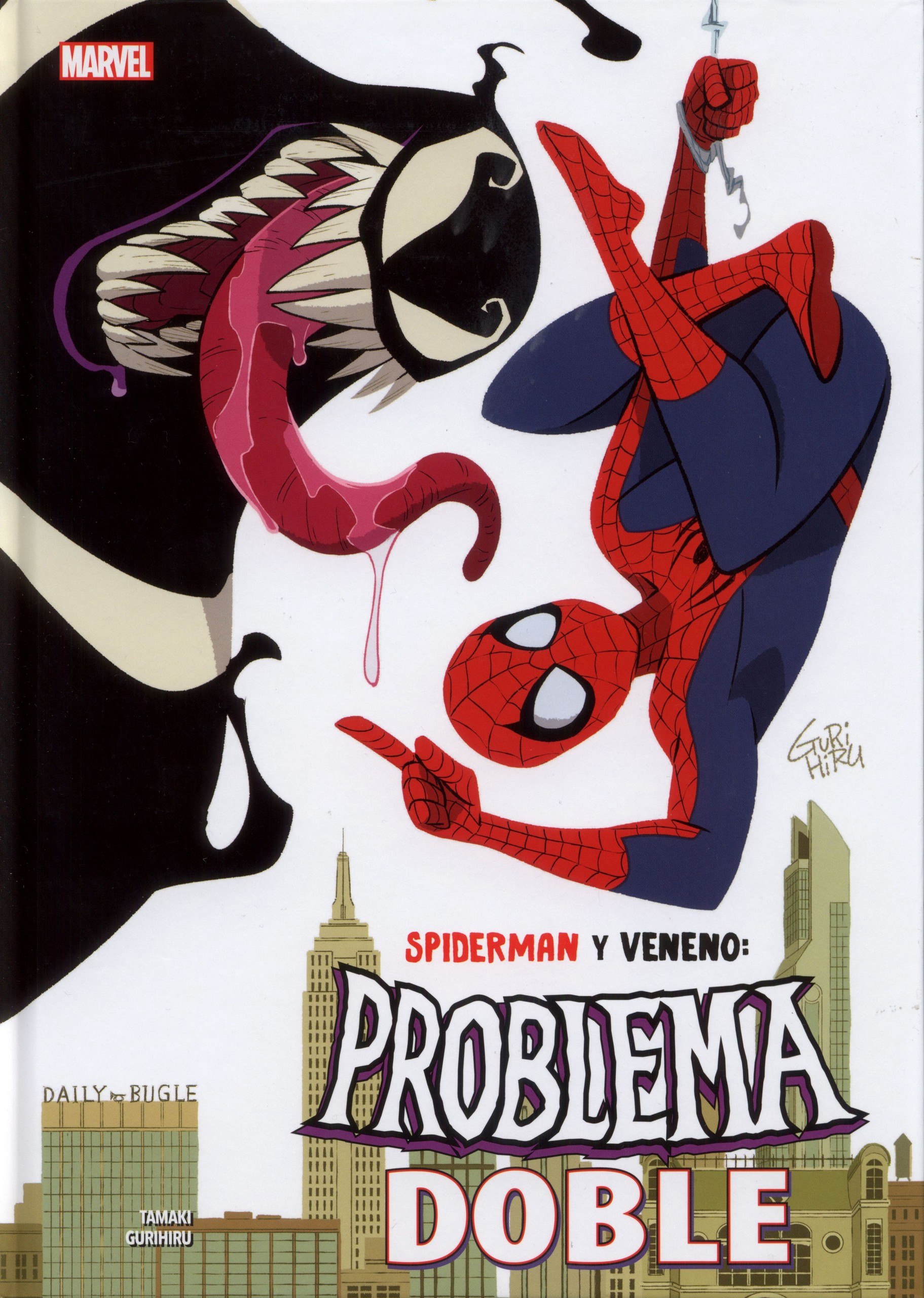 Portada ampliada de SPIDERMAN Y VENENO: PROBLEMA DOBLE
