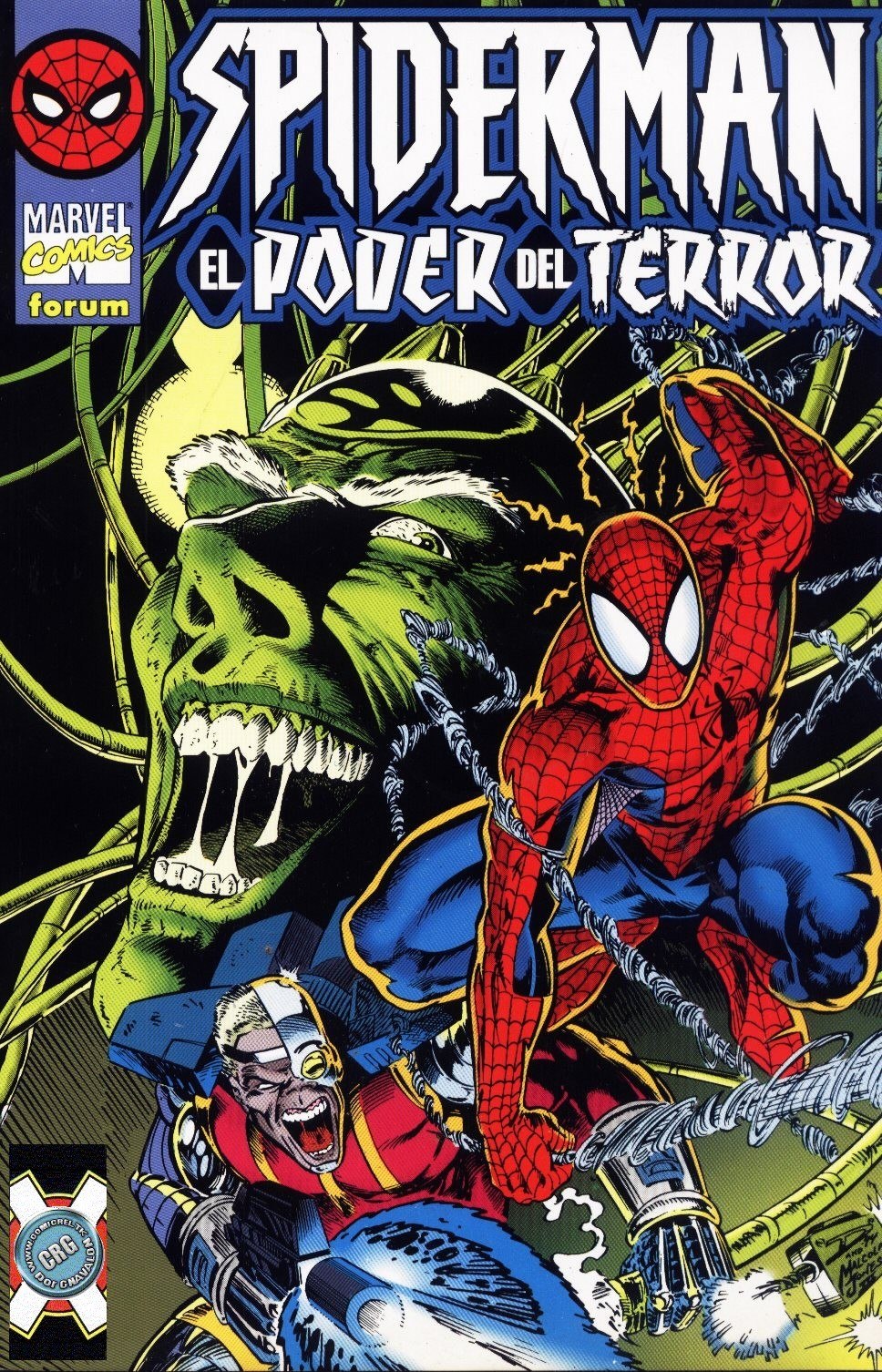 Portada ampliada de SPIDERMAN EL PODER DEL TERROR
