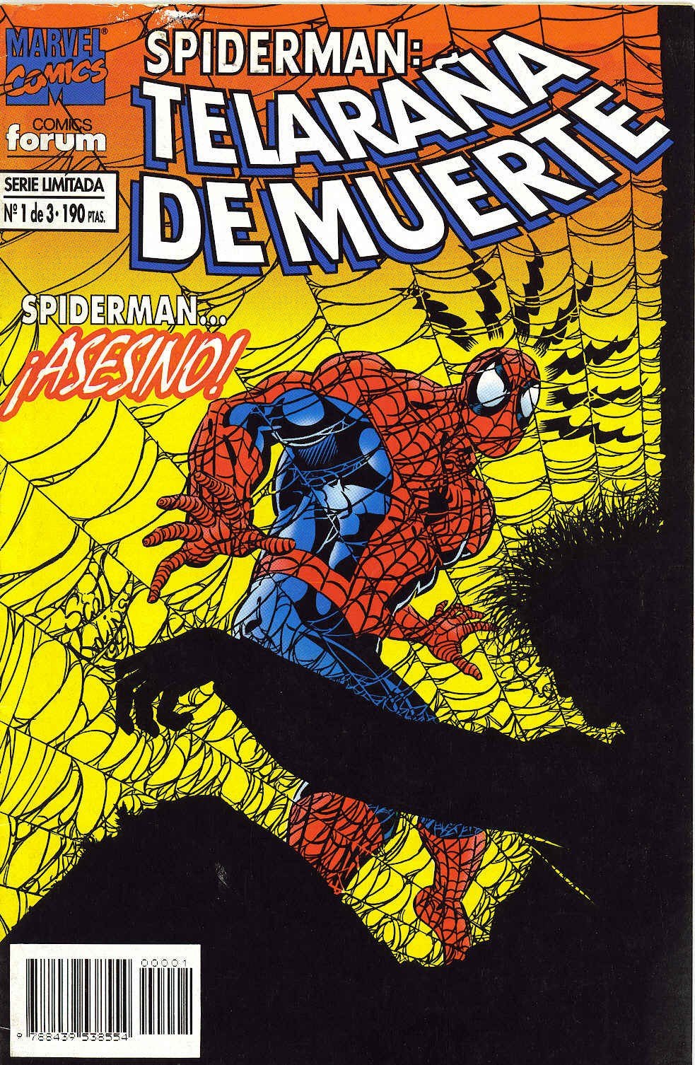 Portada ampliada de SPIDERMAN: TELARANA DE MUERTE