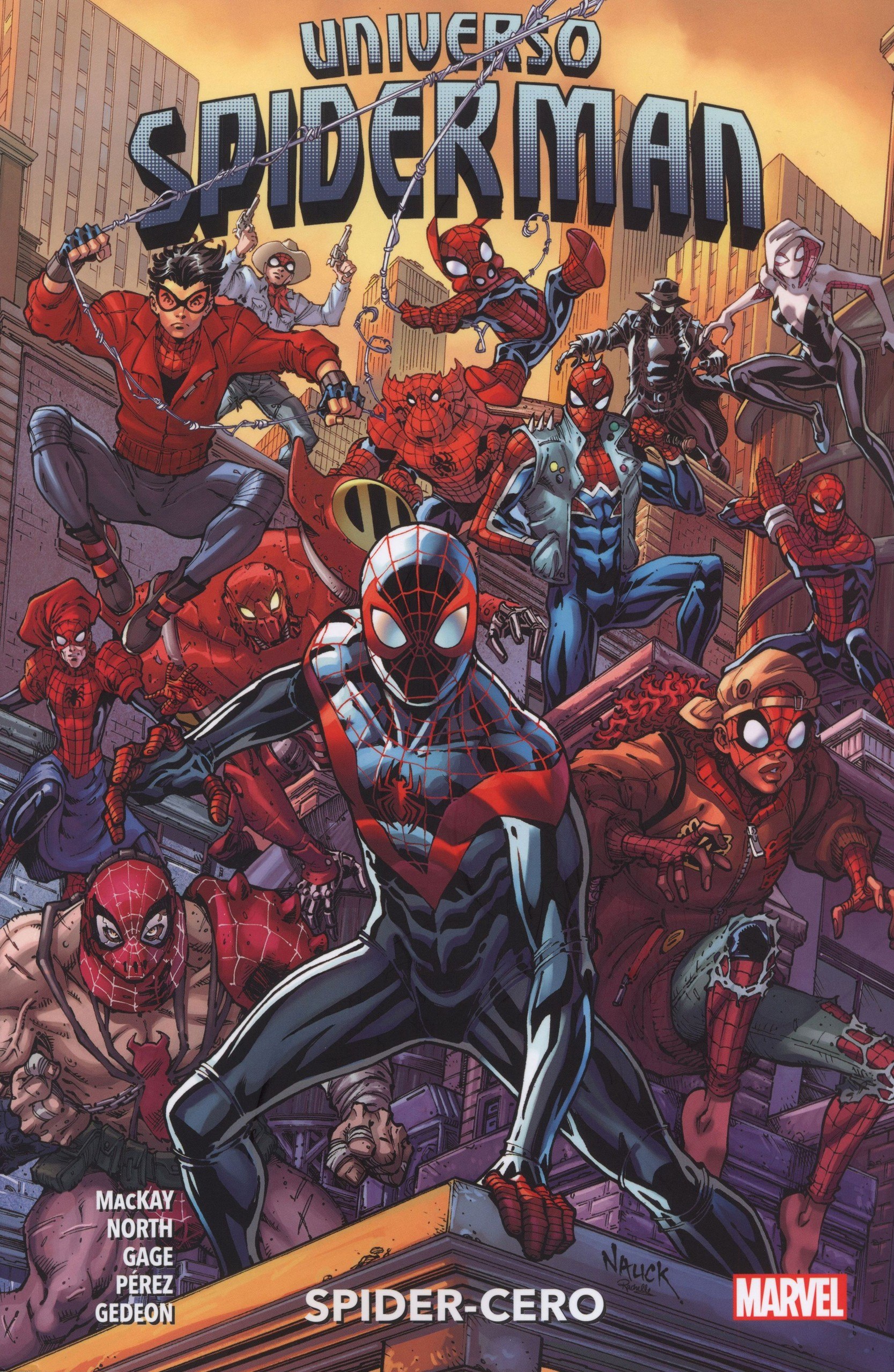 Portada ampliada de UNIVERSO SPIDER-MAN