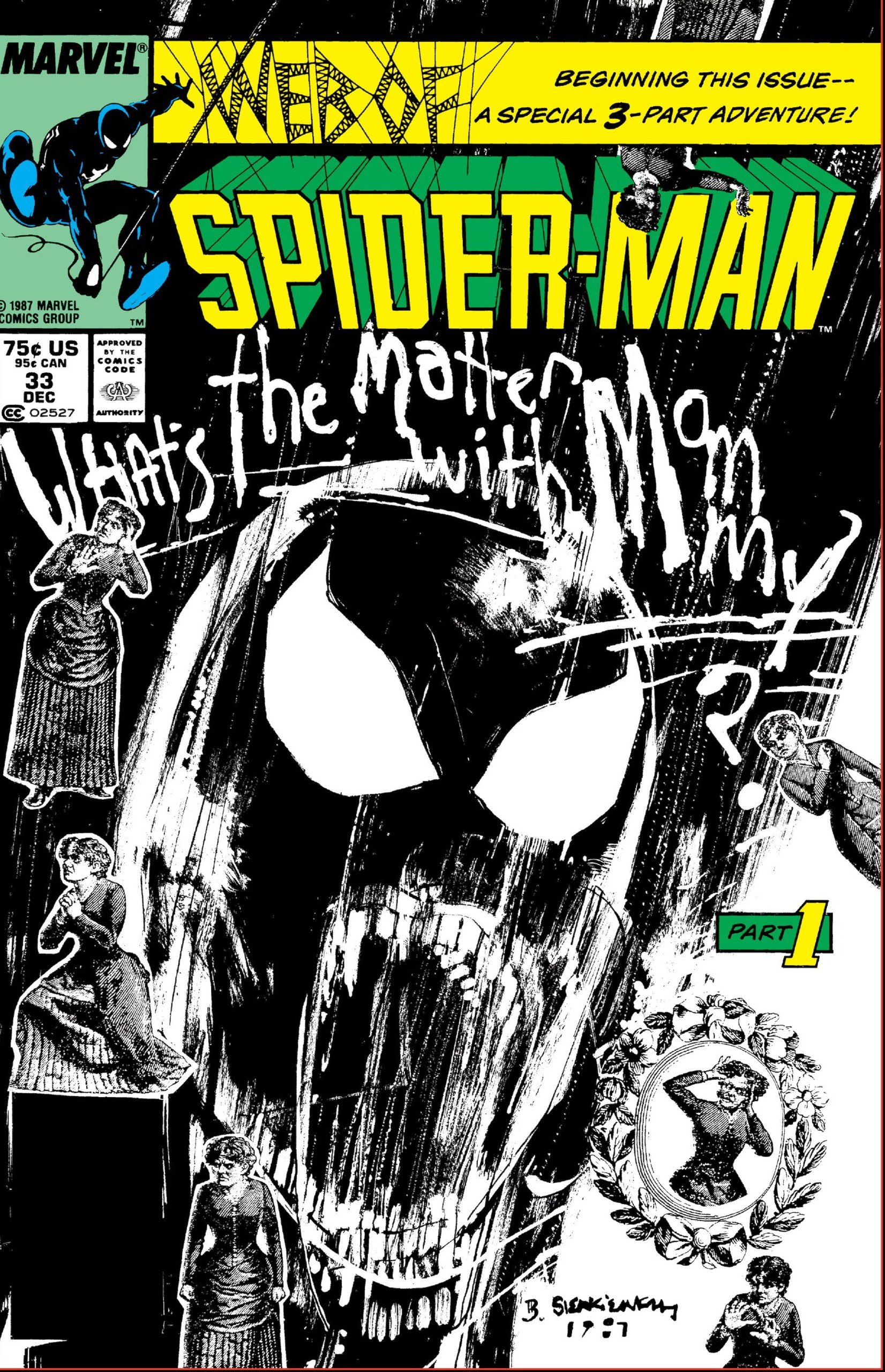 Portada ampliada de SPIDER-MAN