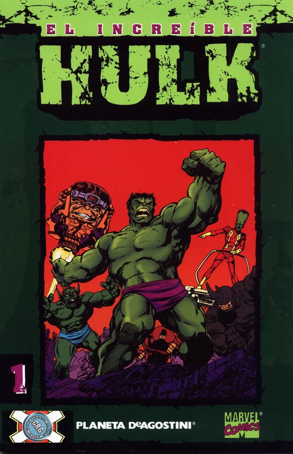 Portada ampliada de EL INCREÍBLE HULK