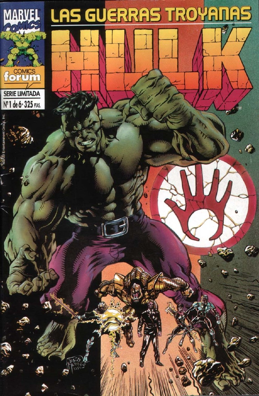 Portada ampliada de LAS GUERRAS TROYANAS HULK