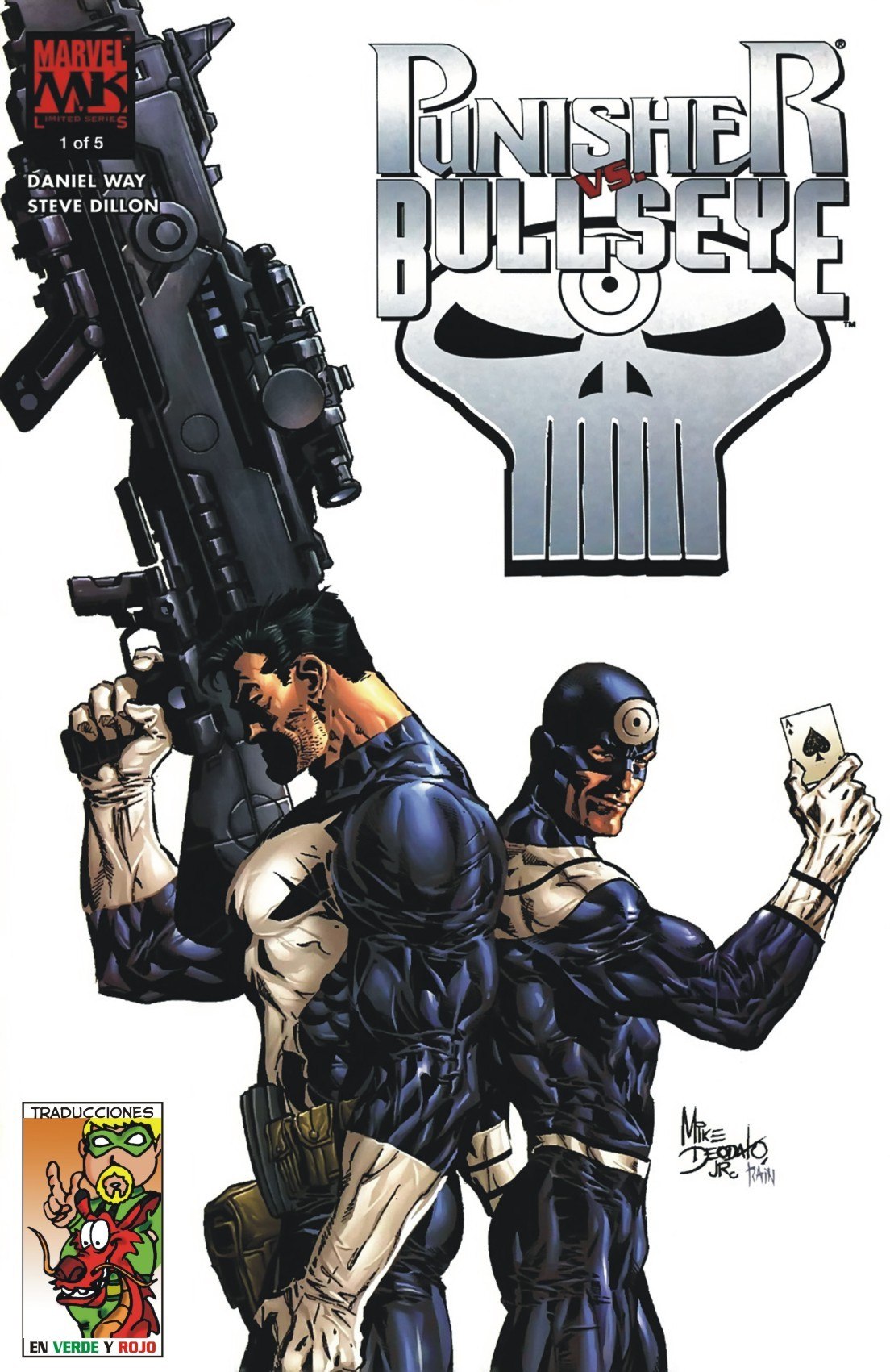 Portada ampliada de Punisher: Bullseye