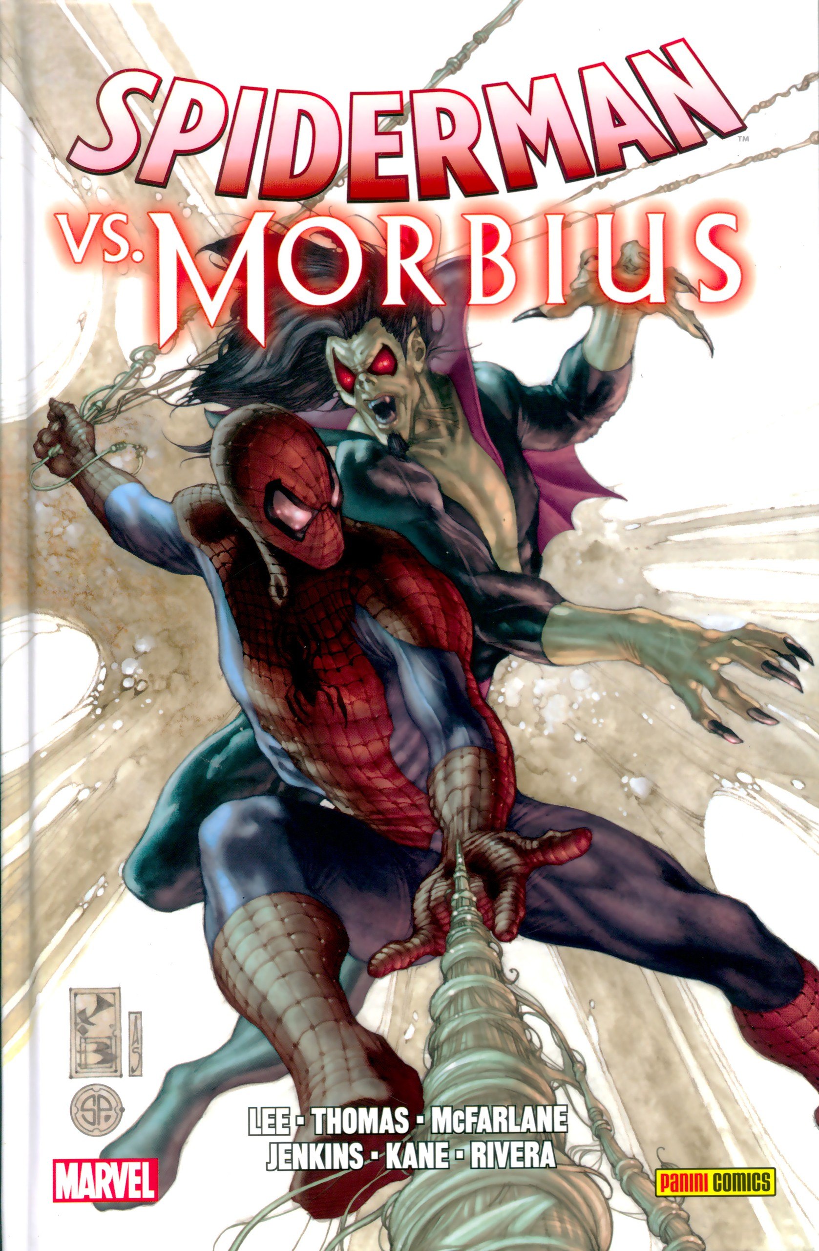 Portada ampliada de SPIDERMAN VS. MORBIUS