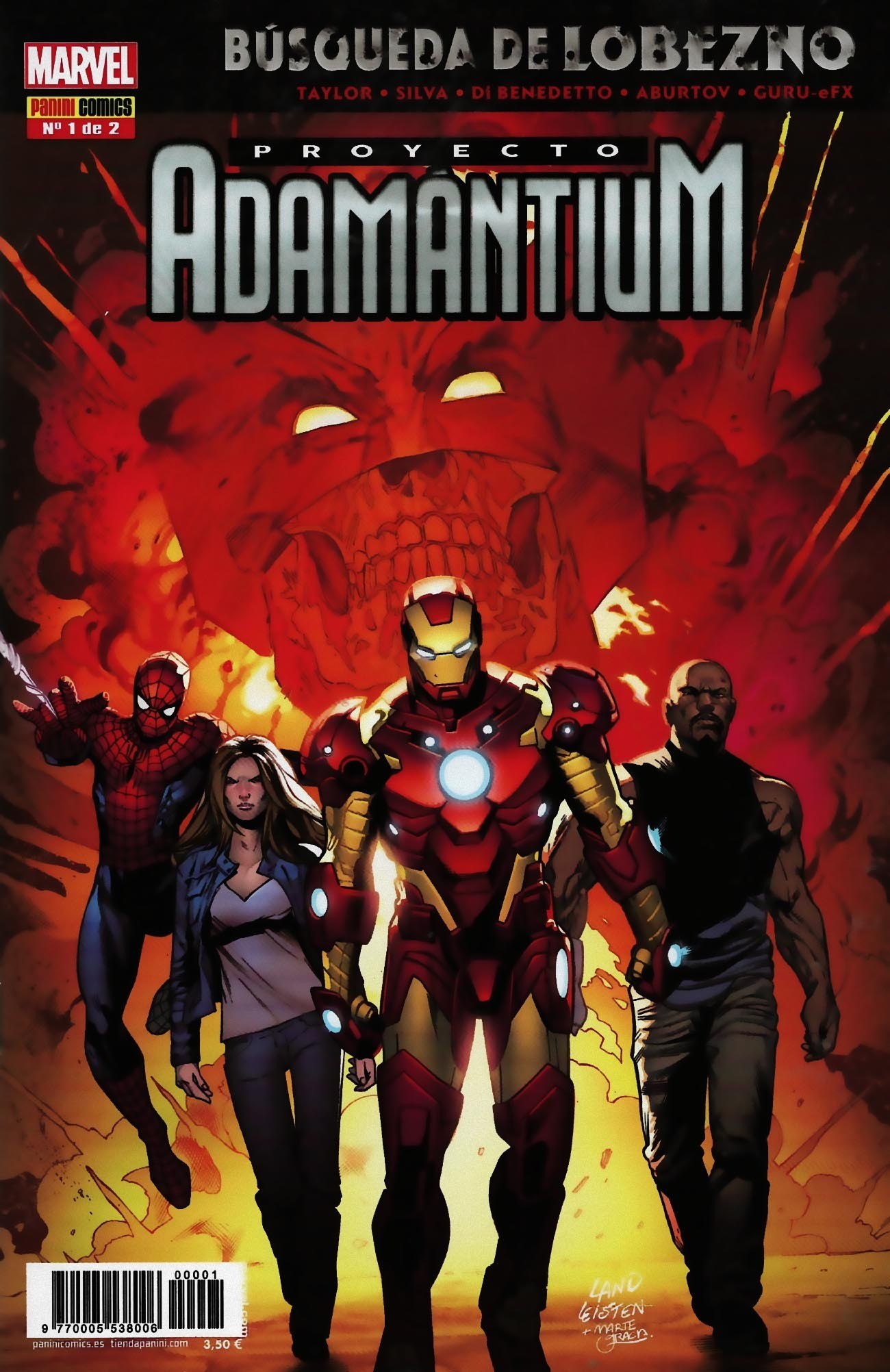 Portada ampliada de PROYECTO ADAMANTIUM