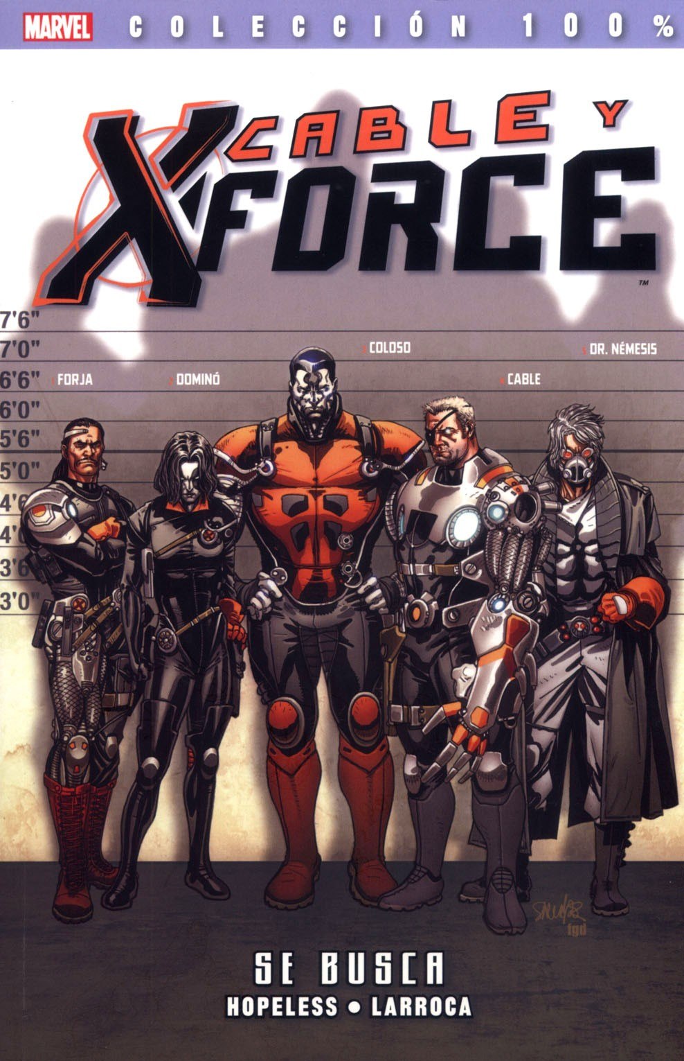 Portada ampliada de CABLE Y XFORCE