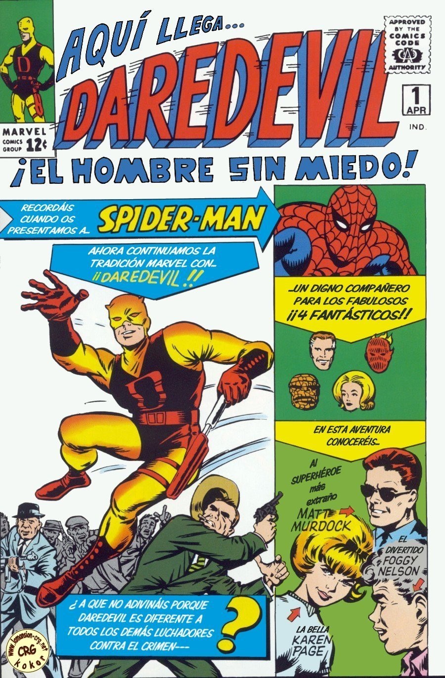 Portada ampliada de DAREDEVIL