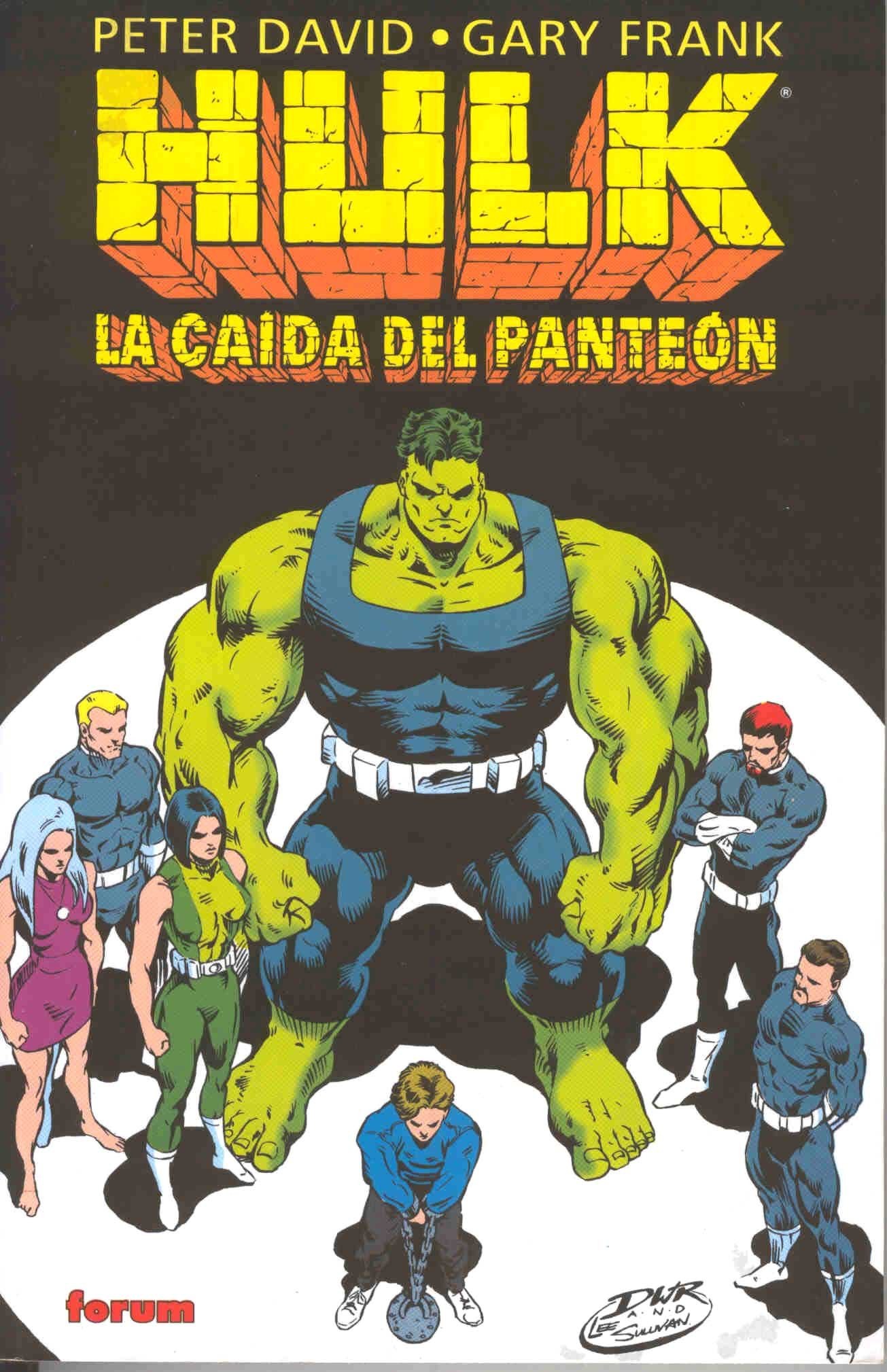 Portada ampliada de HULK LA CAÍDA DEL PANTEÓN