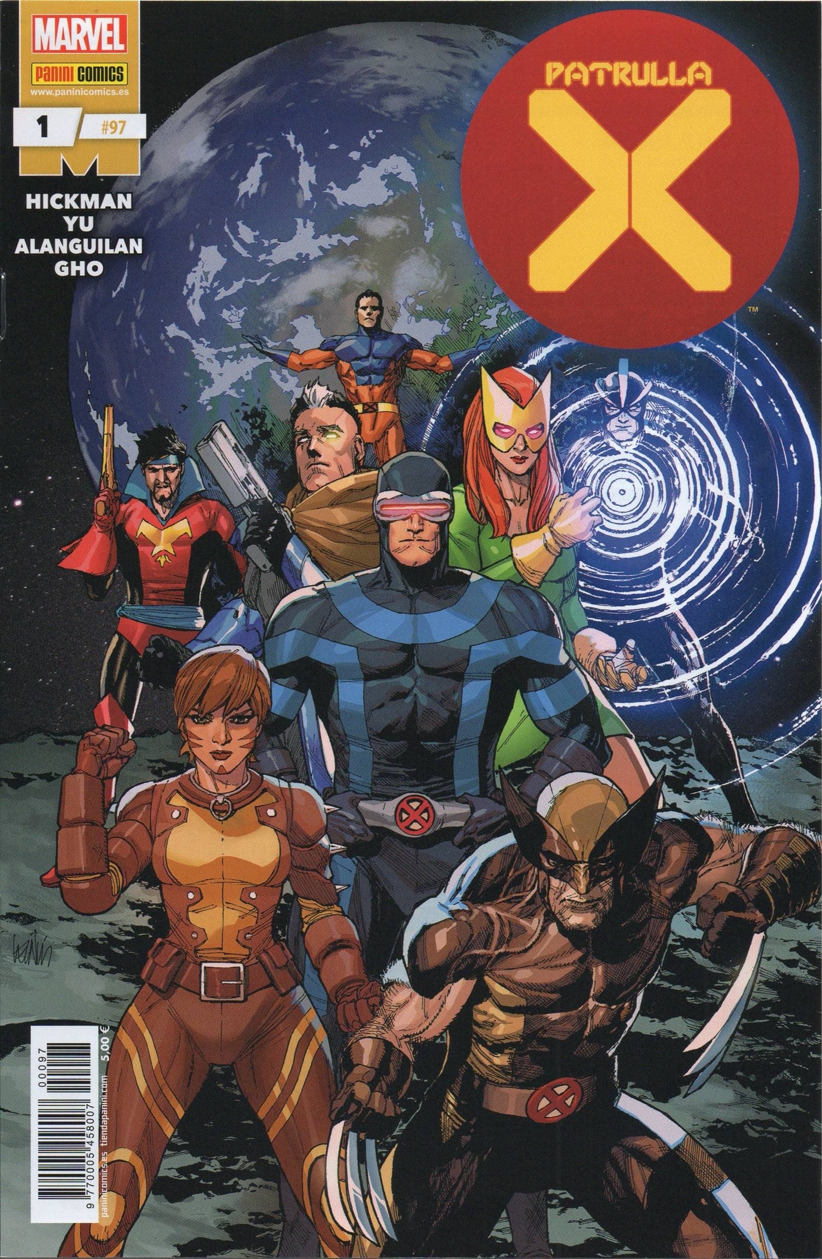 Portada ampliada de PATRULLA X