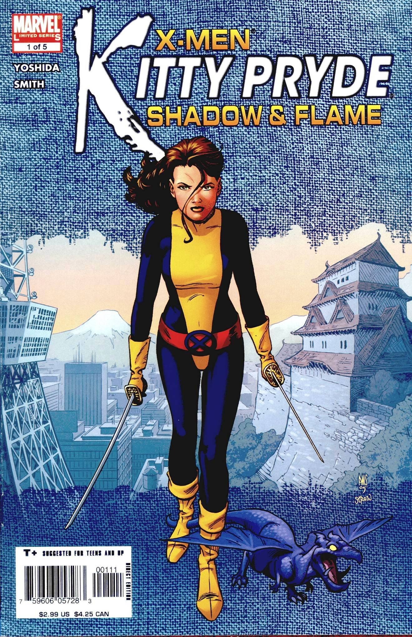 Portada ampliada de X-MEN KITTY PRYDE SHADOW & FLAME