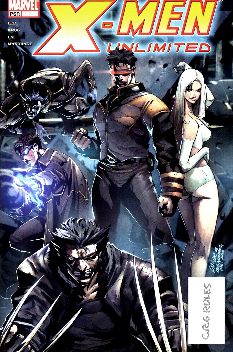 Portada ampliada de X-MEN UNLIMITED
