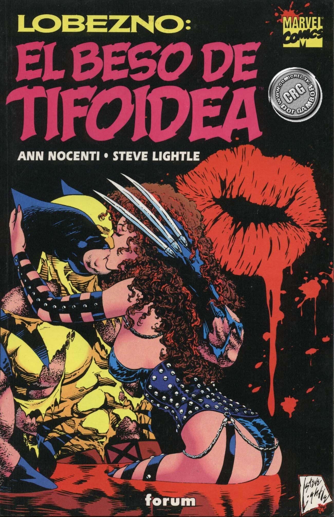 Portada ampliada de LOBEZNO: EL BESO DE TIFOIDEA