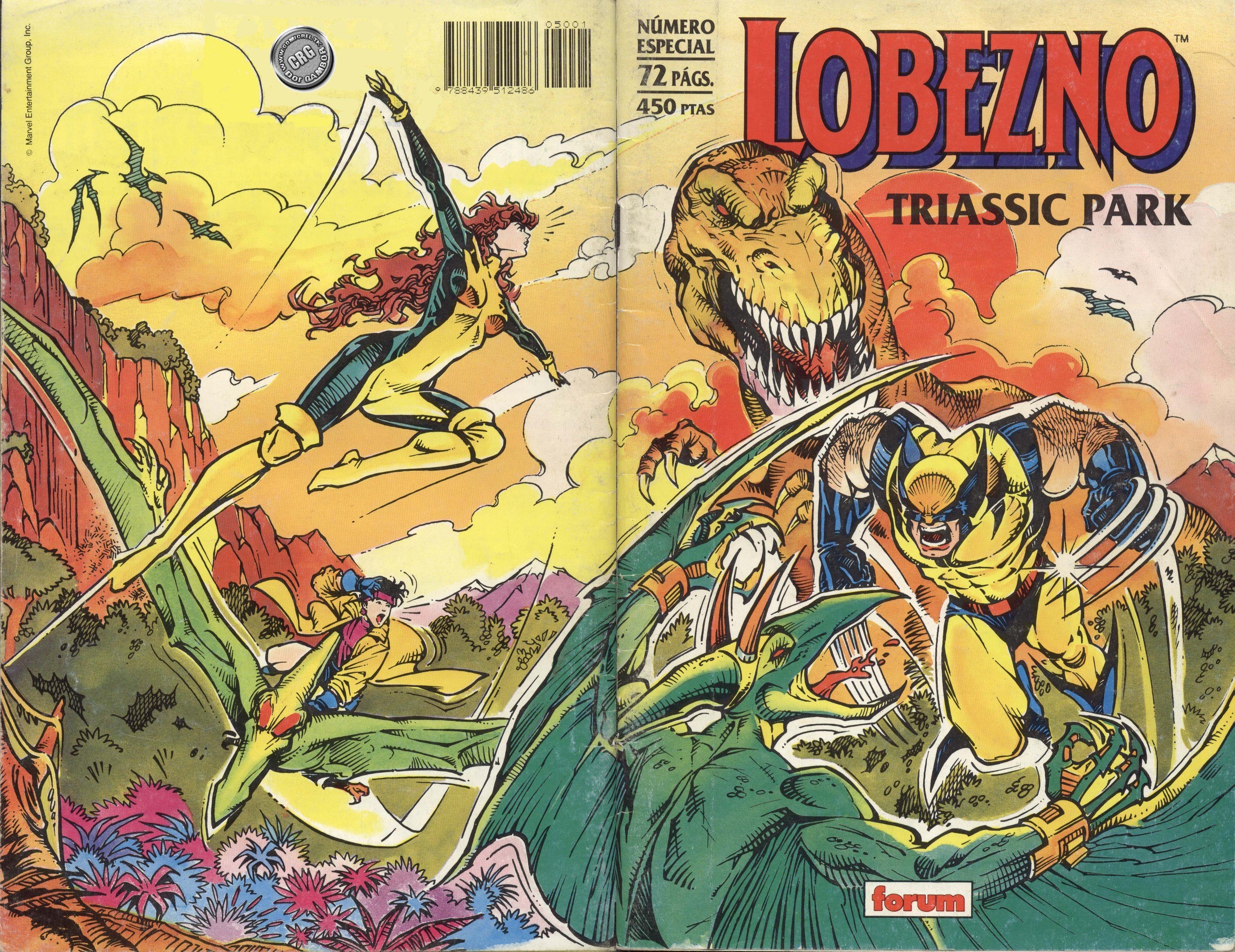 Portada ampliada de LOBEZNO TRIASIC PARK