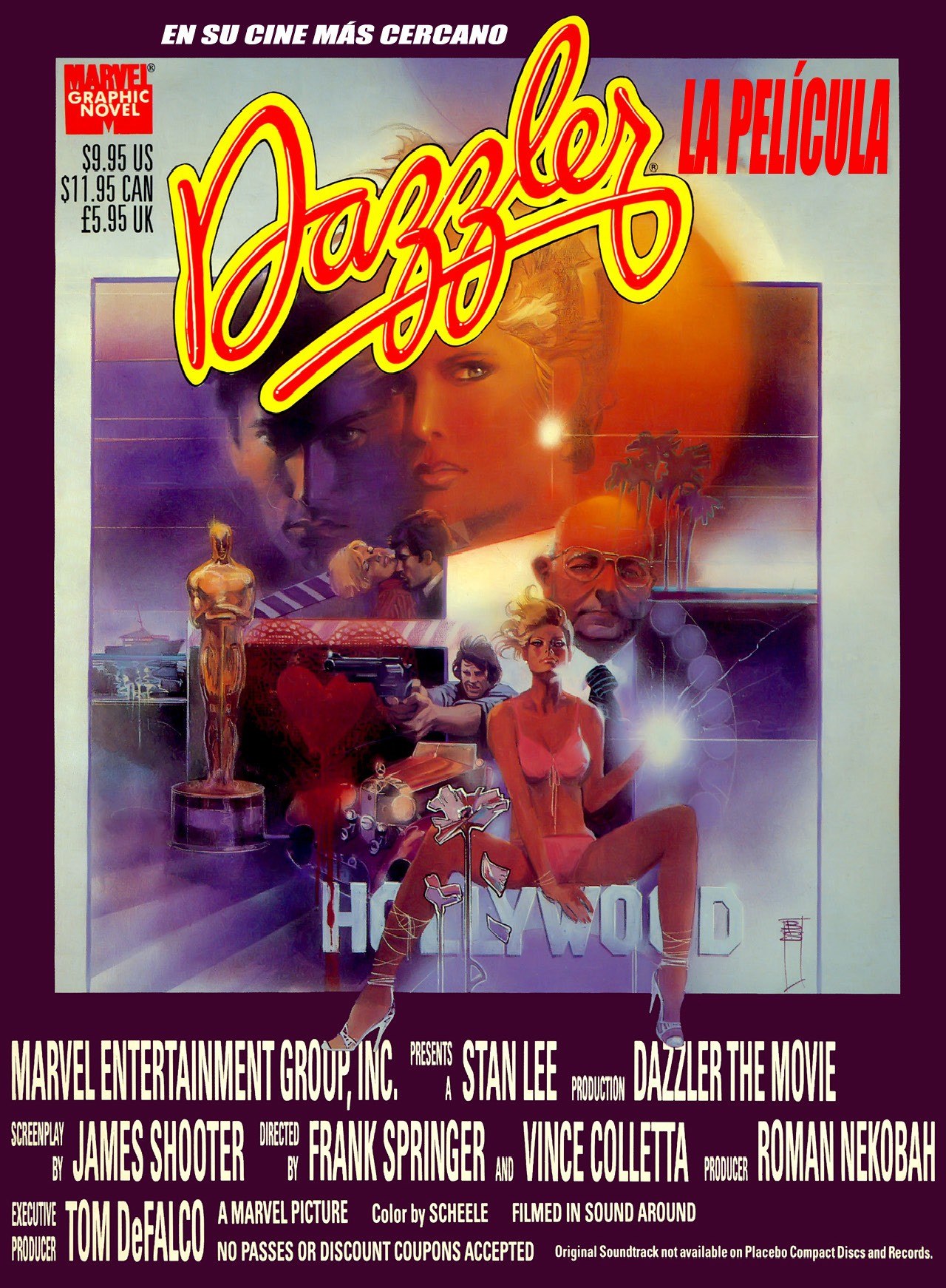 Portada ampliada de Dazzler LA PELÍCULA