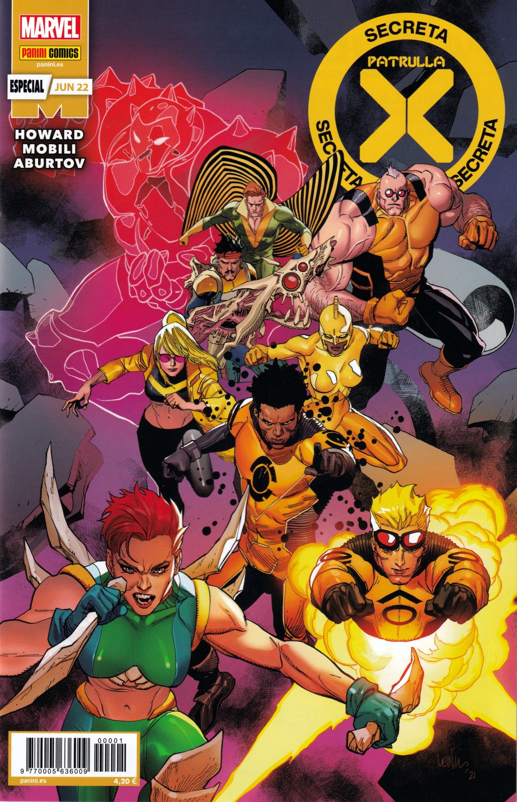 Portada ampliada de SECRET X PATRULLA