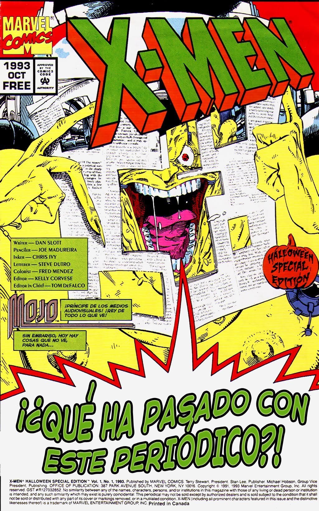 Portada ampliada de Y-MEN