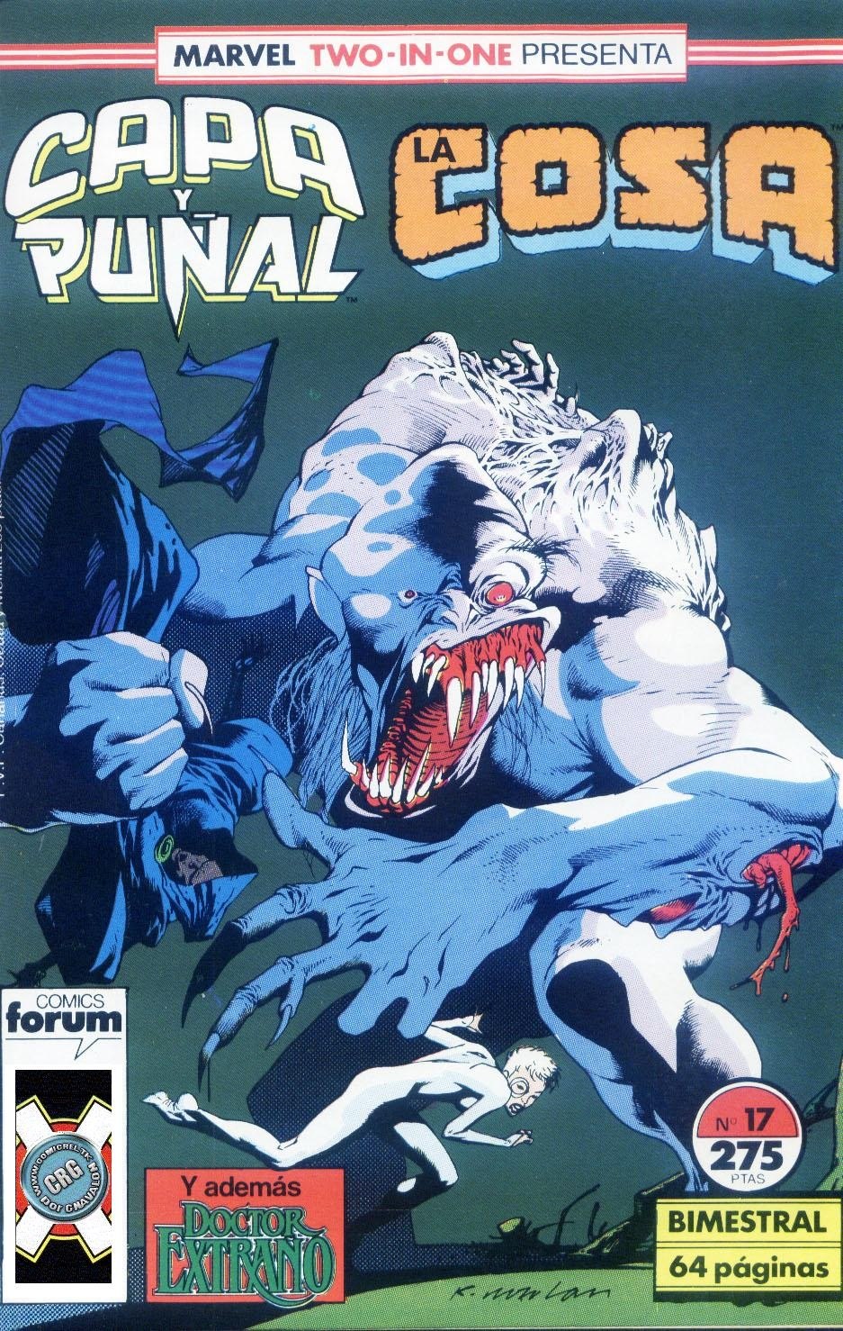 Portada ampliada de Capa y Punal: La Cosa