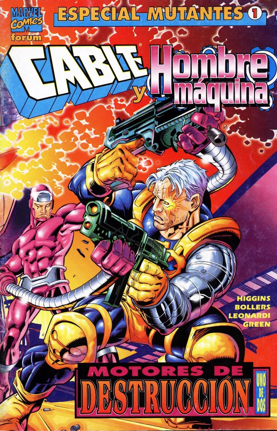 Portada ampliada de CABLE y Hombre Máquina