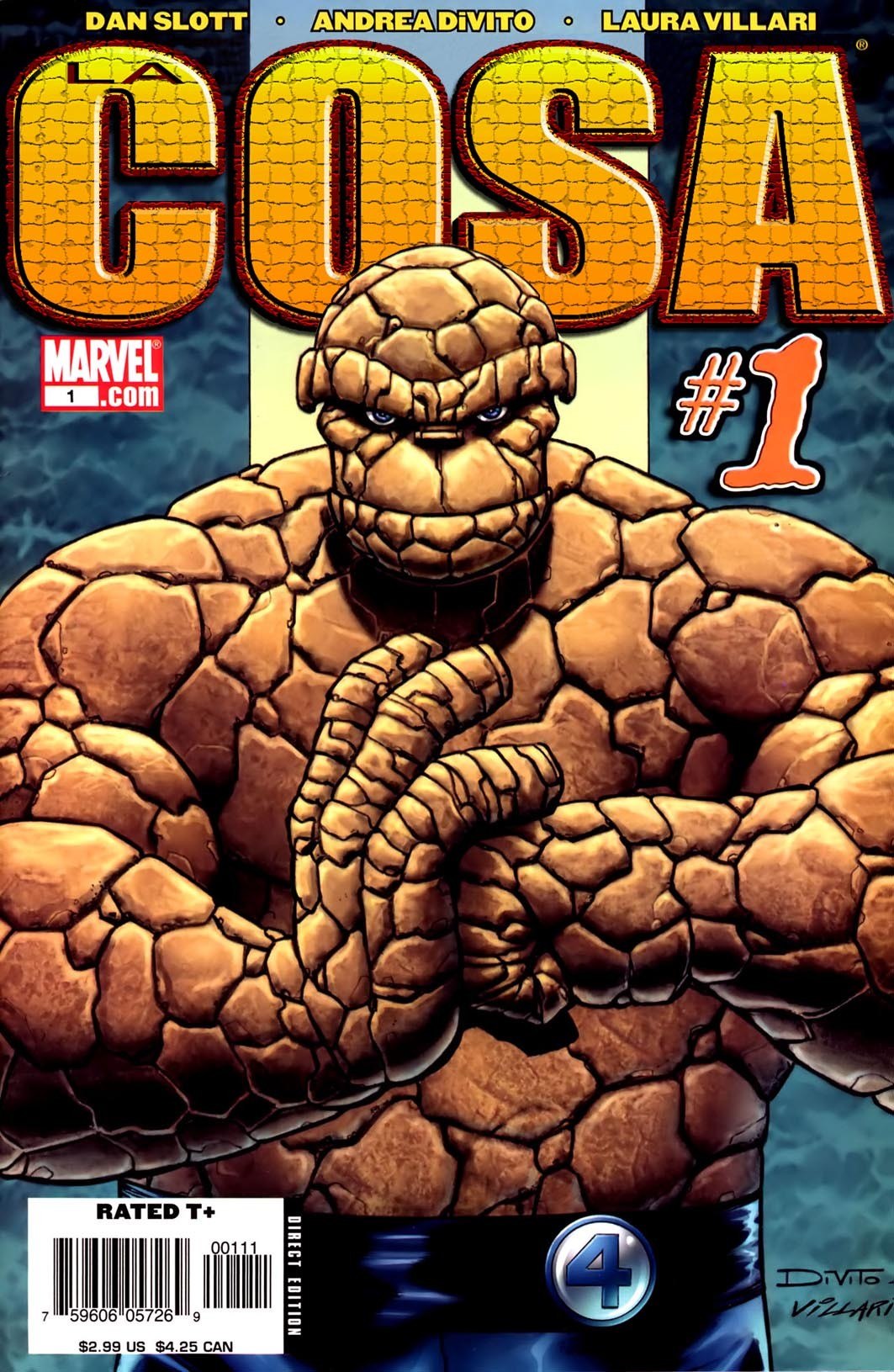 Portada ampliada de LA COSA #