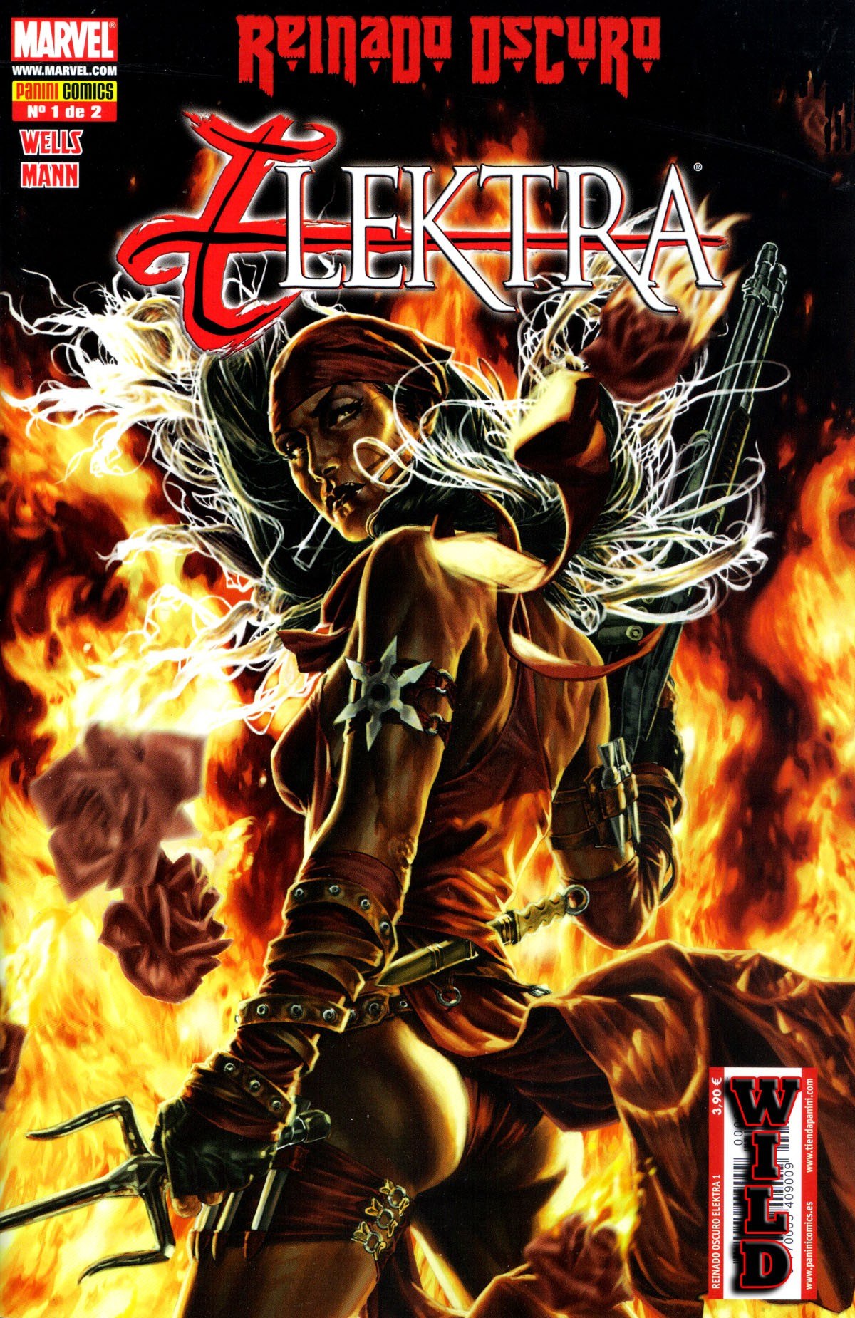 Portada ampliada de Elektra