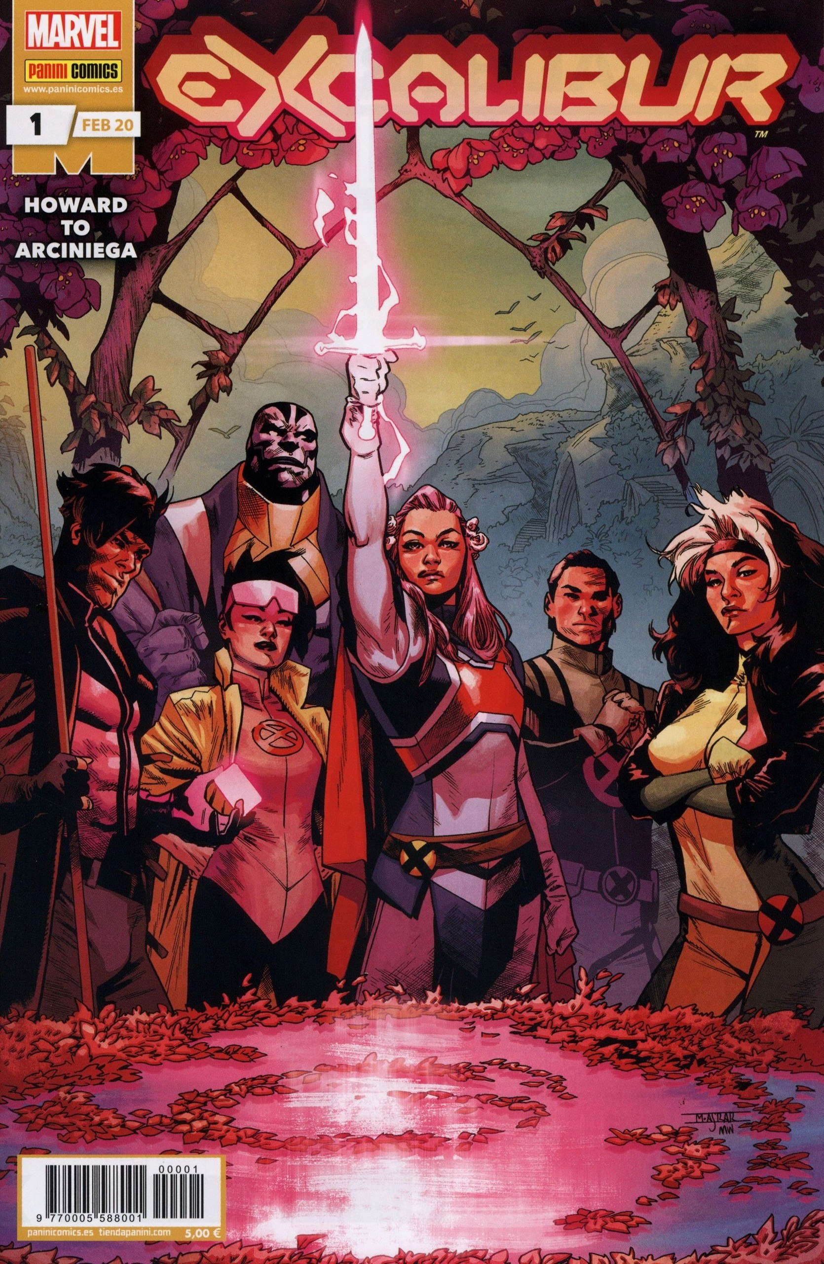 Portada ampliada de EXCALIBUR