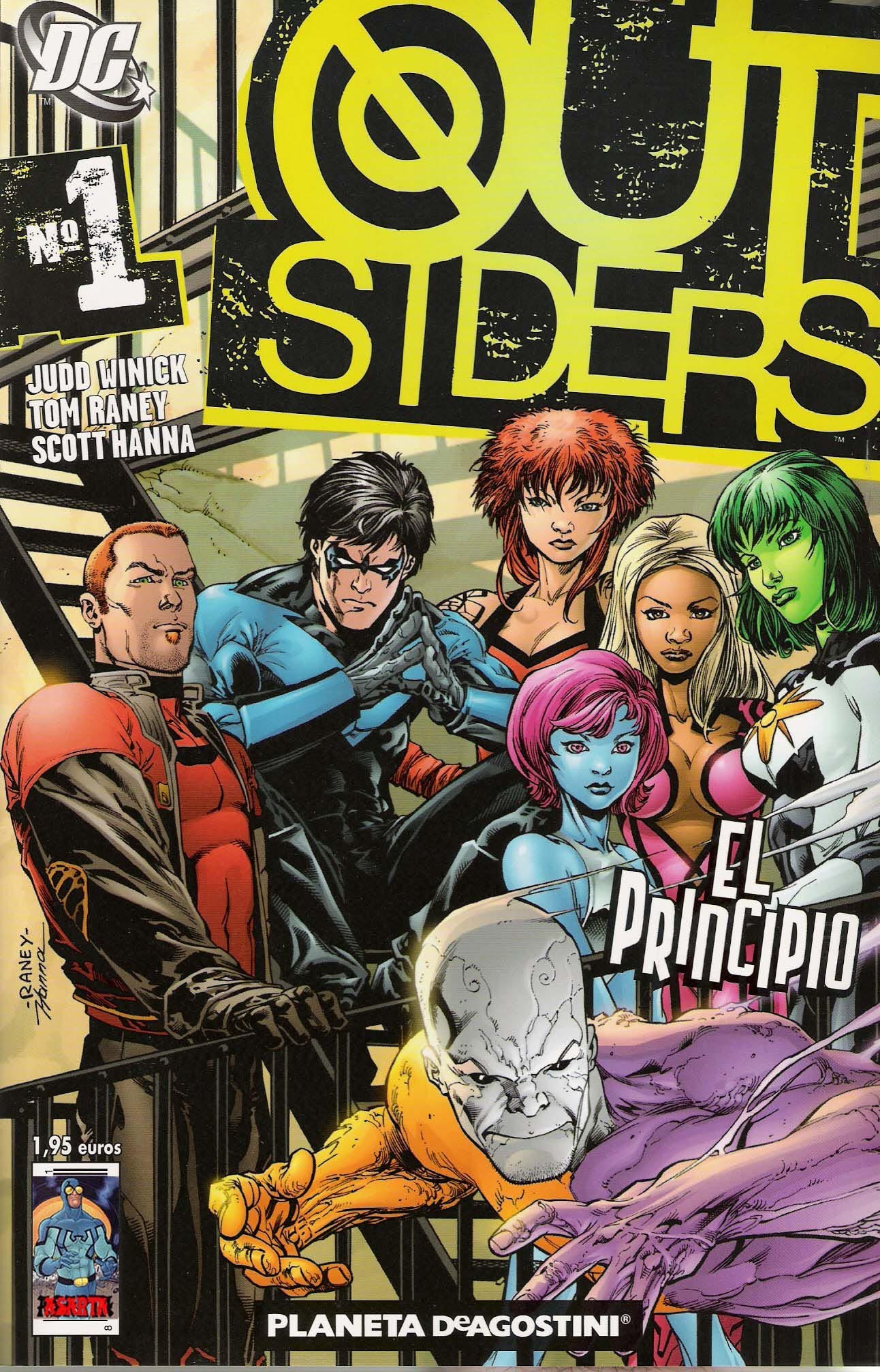 Portada ampliada de OUTSIDERS