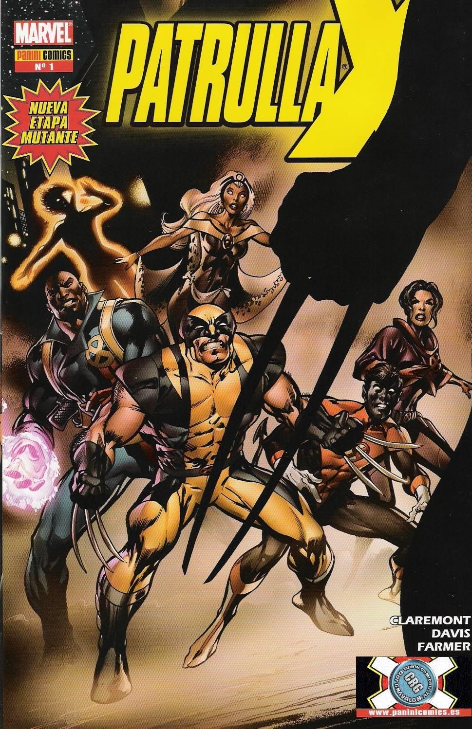 Portada ampliada de PATRULLA X